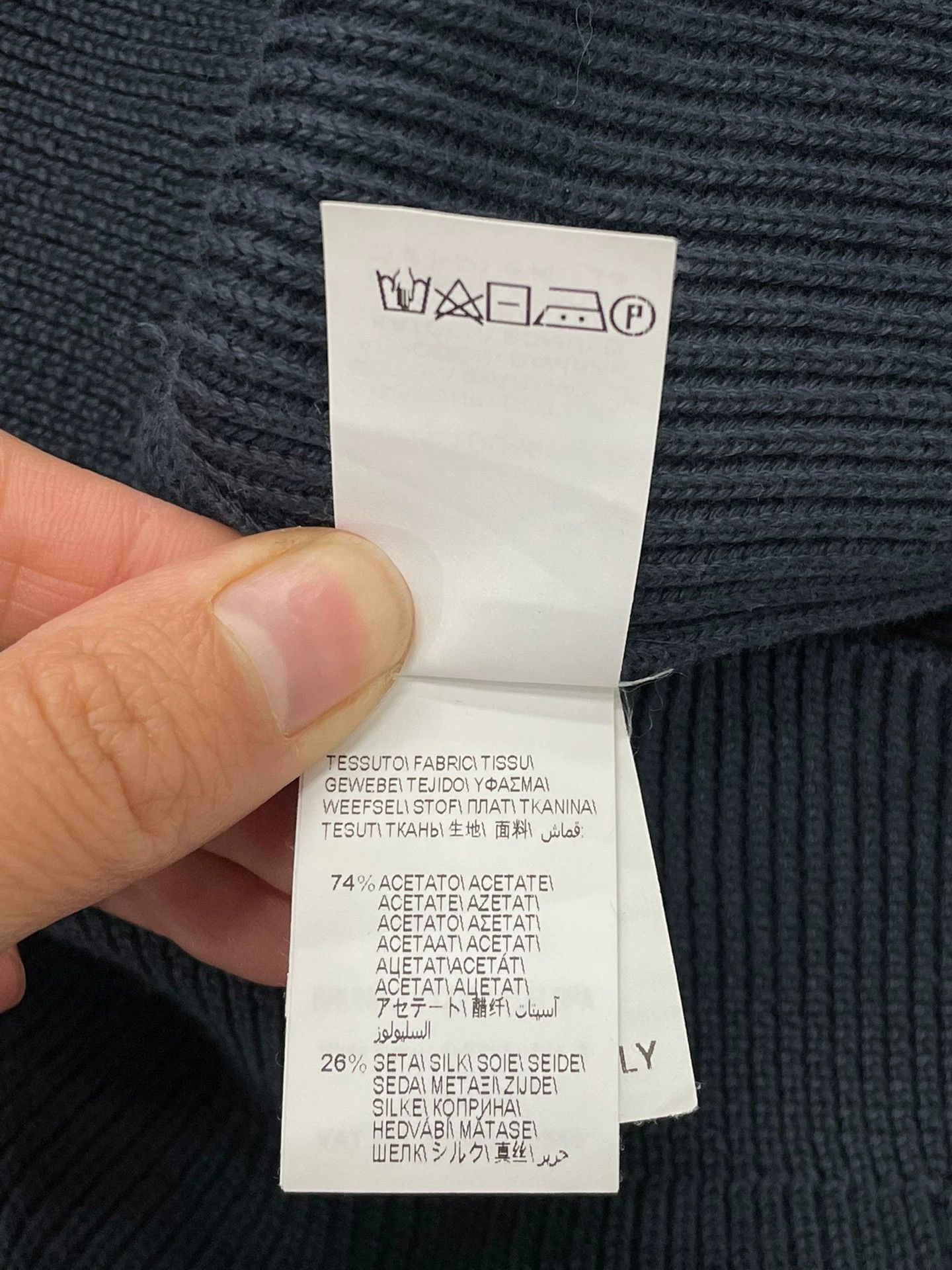 Brunello Cucinelli Brunello Cucinelli Blue Knit Skirt - dmc Size US 38 / EU 54 - 5 Thumbnail