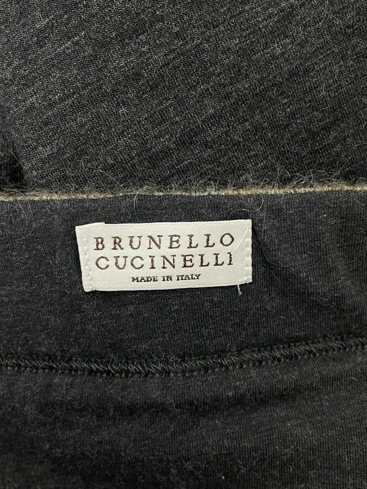 Brunello Cucinelli Brunello Cucinelli Gray Wool Knit Skirt - dmc Size US 31 - 3 Thumbnail