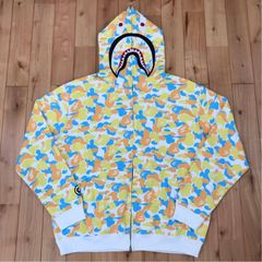 BAPE Fukuoka city camo shark full zip hoodie NIGO A Bathing Ape Size M