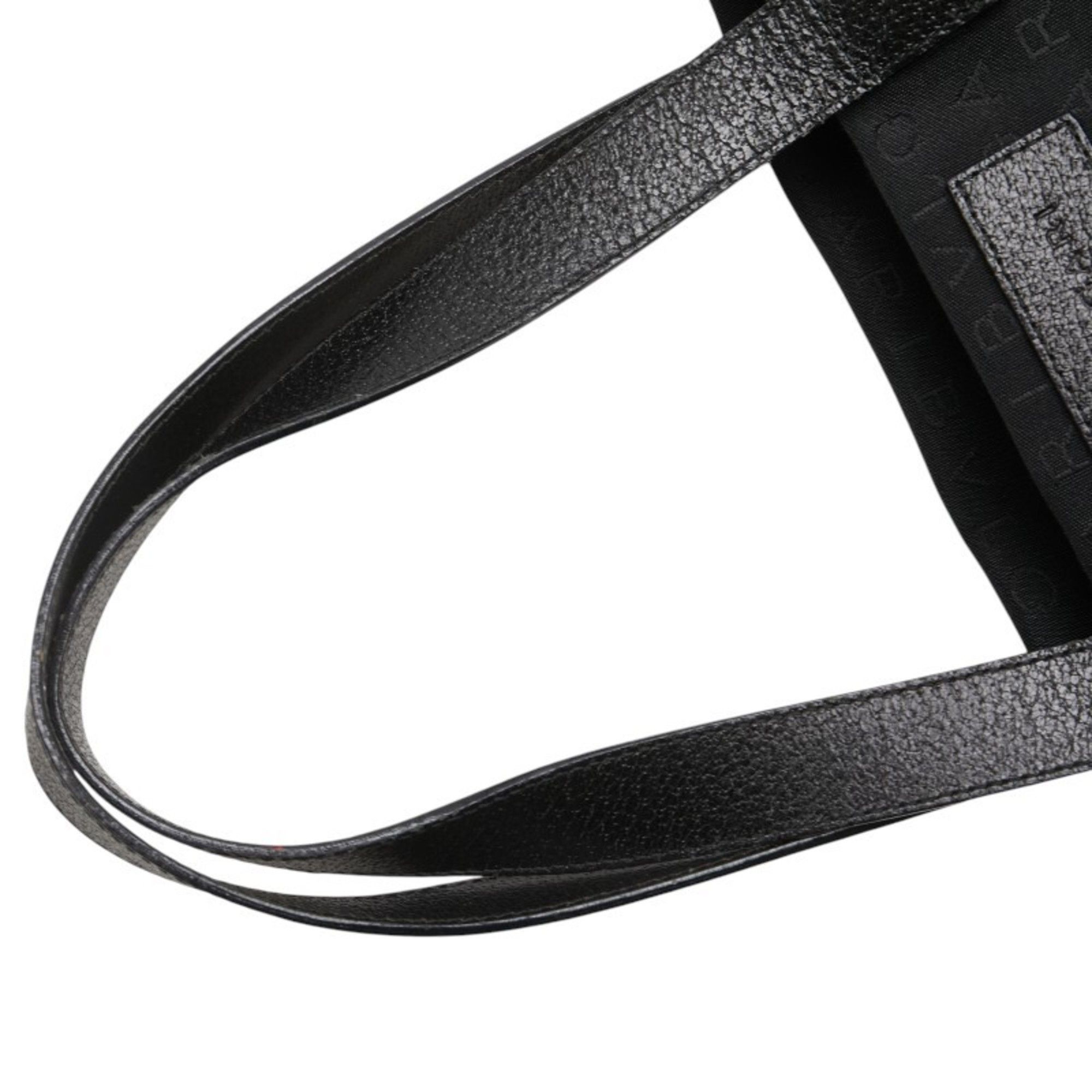 Bvlgari BVLGARI Logomania Tote Bag in Black Canvas and Leather for Women Size ONE SIZE - 8 Thumbnail