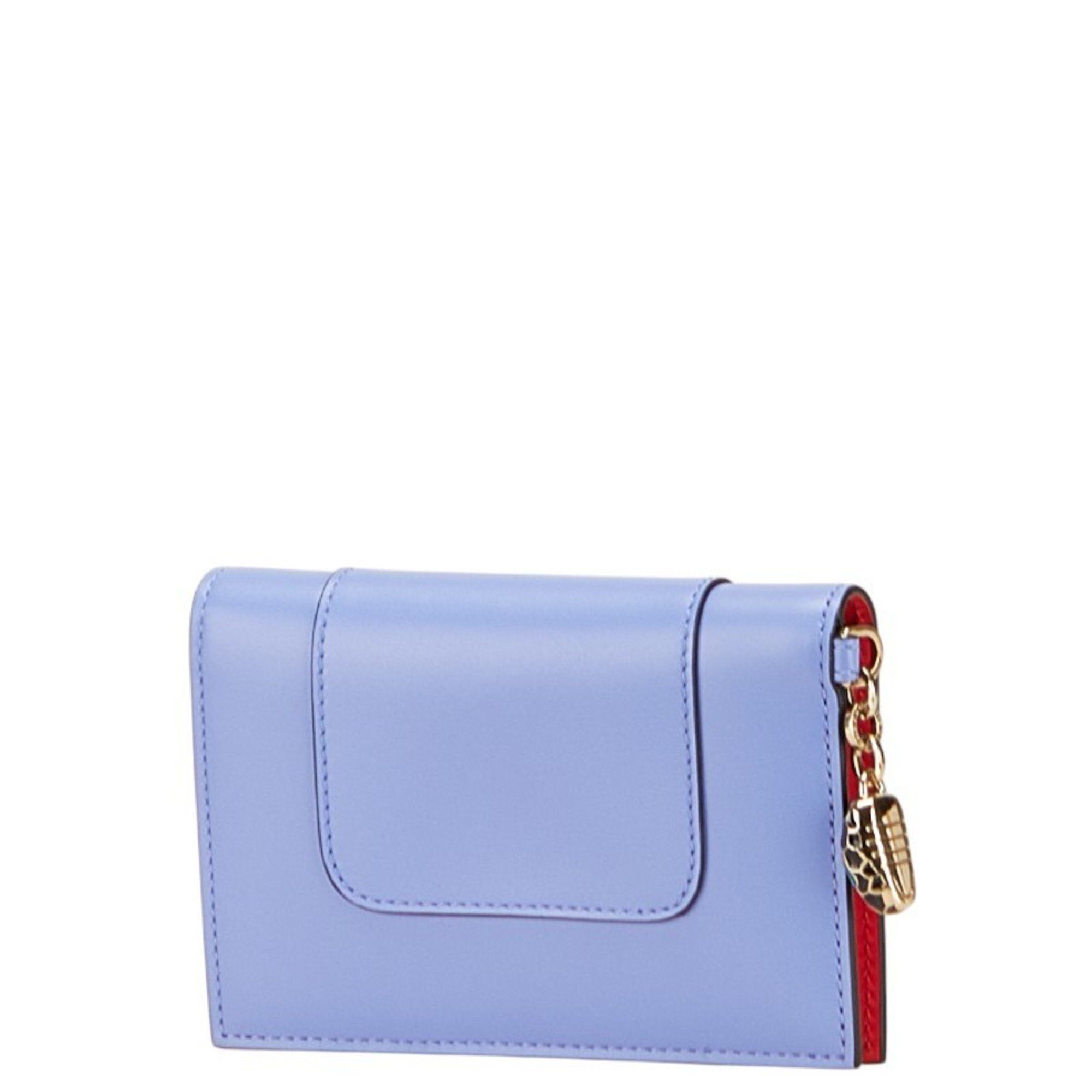Bvlgari BVLGARI Serpenti Forever Business Card Case, Purple and Pink Leather, Women's Size ONE SIZE - 2 Thumbnail