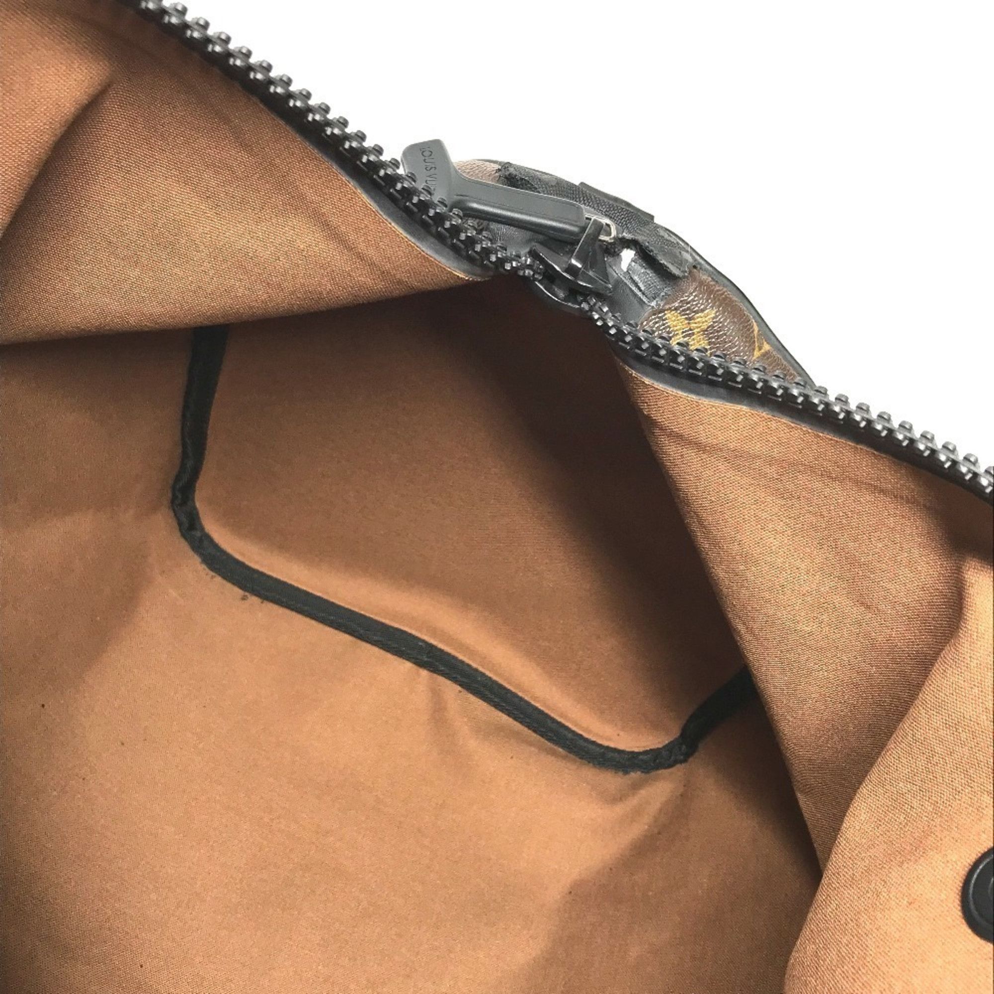 LOUIS VUITTON M41411 Monogram Waterproof Keepall Bandouliere 55 Travel Bag, 2-Way Shoulder Boston Canvas, Men's and Women's, Brown