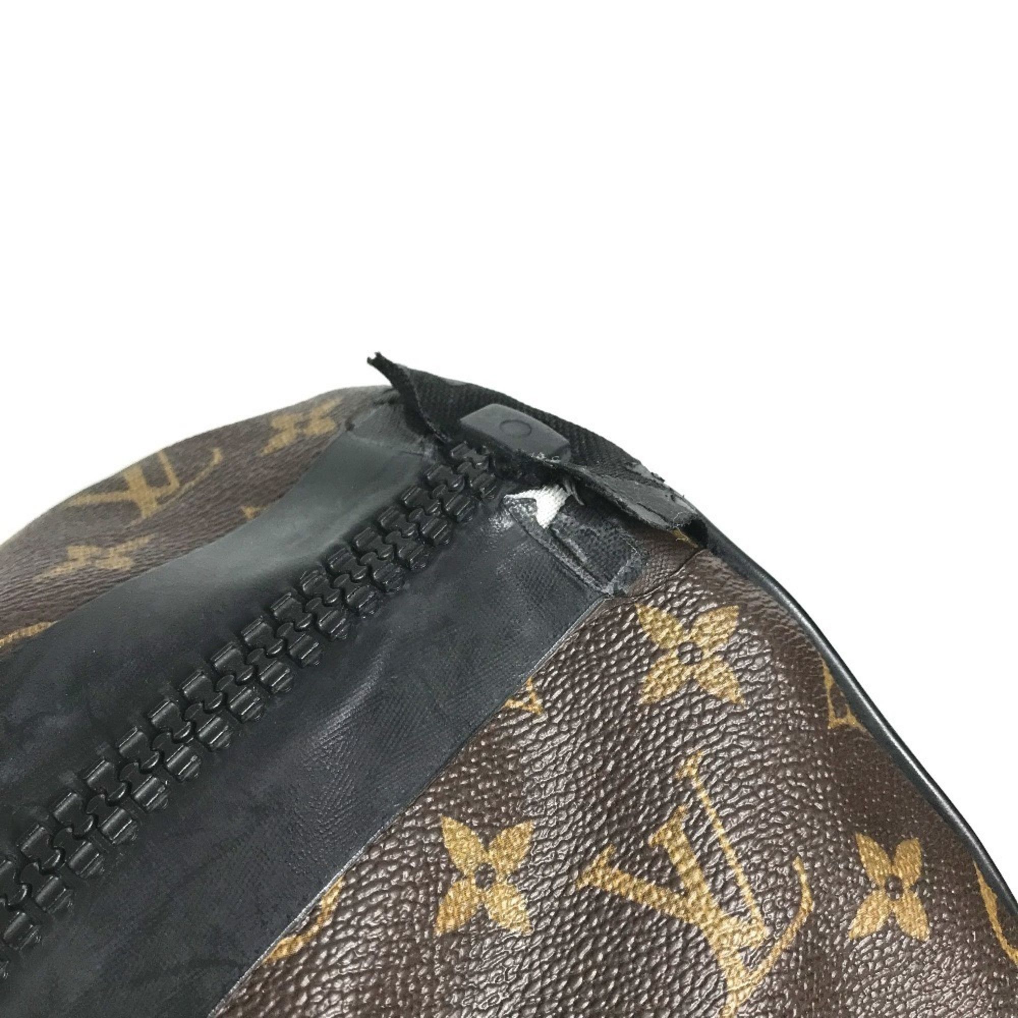 LOUIS VUITTON M41411 Monogram Waterproof Keepall Bandouliere 55 Travel Bag, 2-Way Shoulder Boston Canvas, Men's and Women's, Brown