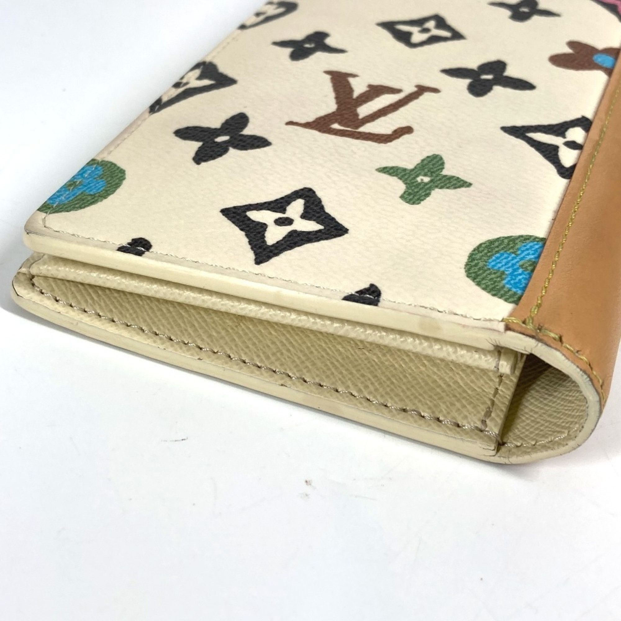 Louis Vuitton LOUIS VUITTON M83335 Monogram Craggy Portefeuille Brazza NM Long Wallet, Bifold, Vanilla White, for Men and Women Size ONE SIZE - 11 Thumbnail