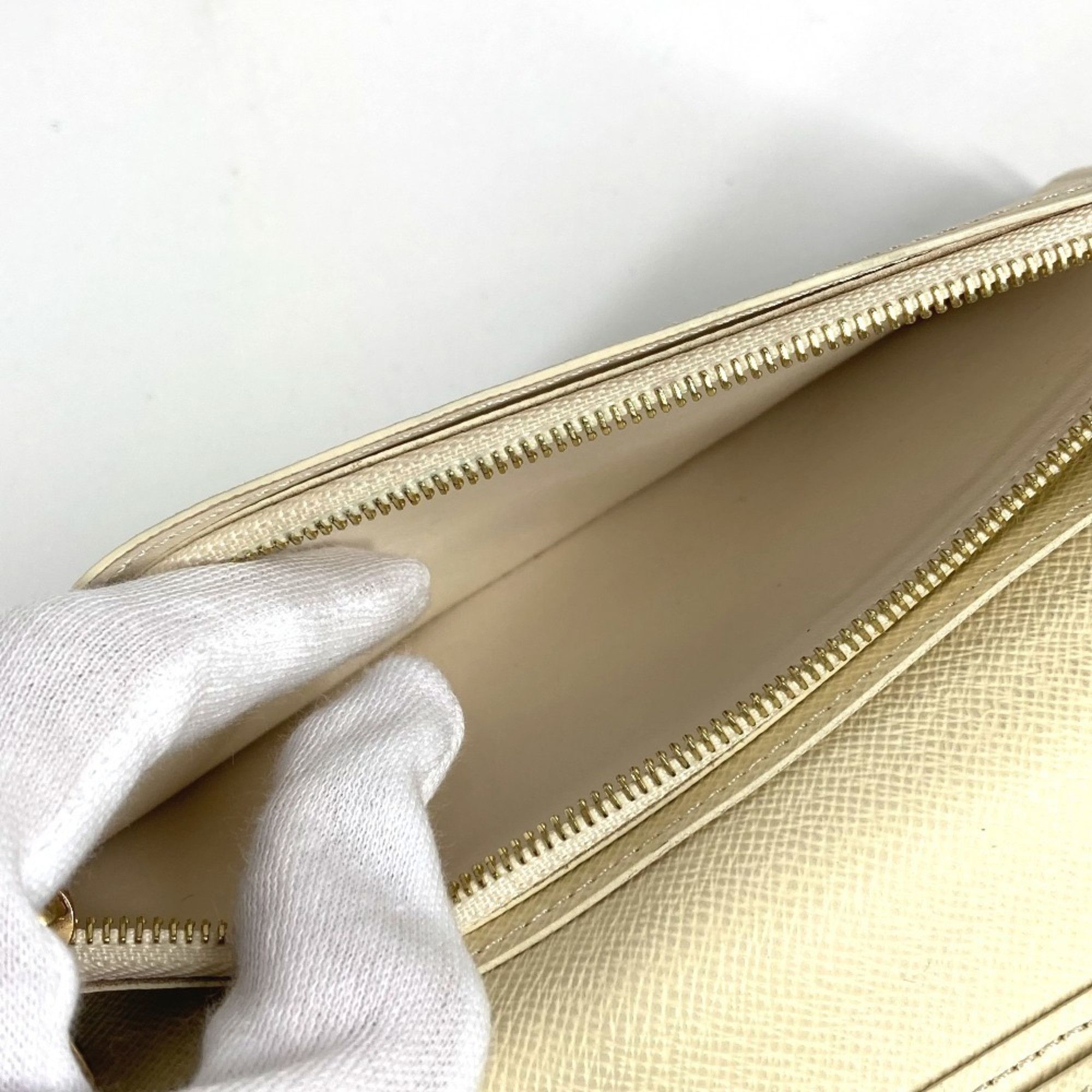 Louis Vuitton LOUIS VUITTON M83335 Monogram Craggy Portefeuille Brazza NM Long Wallet, Bifold, Vanilla White, for Men and Women Size ONE SIZE - 3 Thumbnail