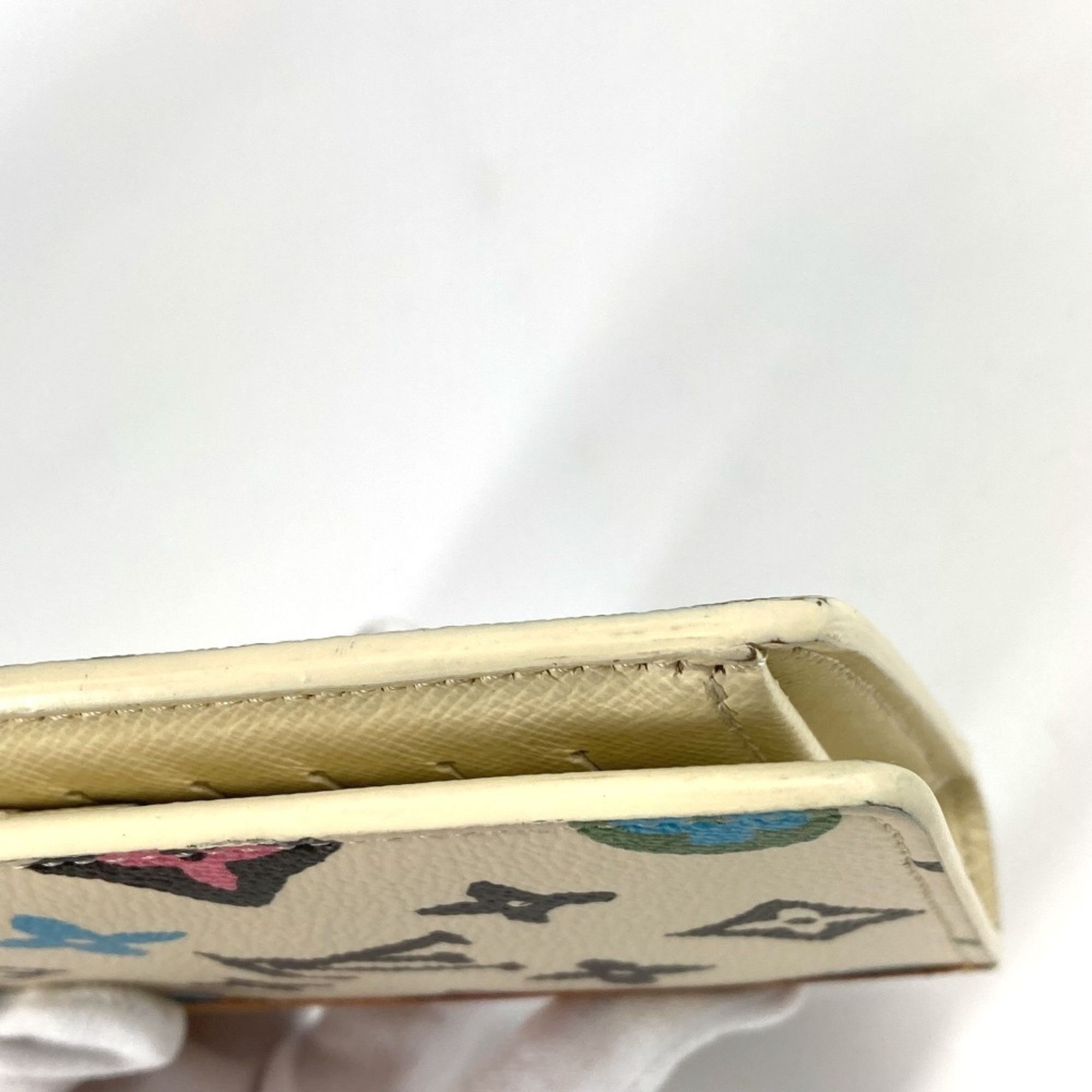 Louis Vuitton LOUIS VUITTON M83335 Monogram Craggy Portefeuille Brazza NM Long Wallet, Bifold, Vanilla White, for Men and Women Size ONE SIZE - 7 Thumbnail