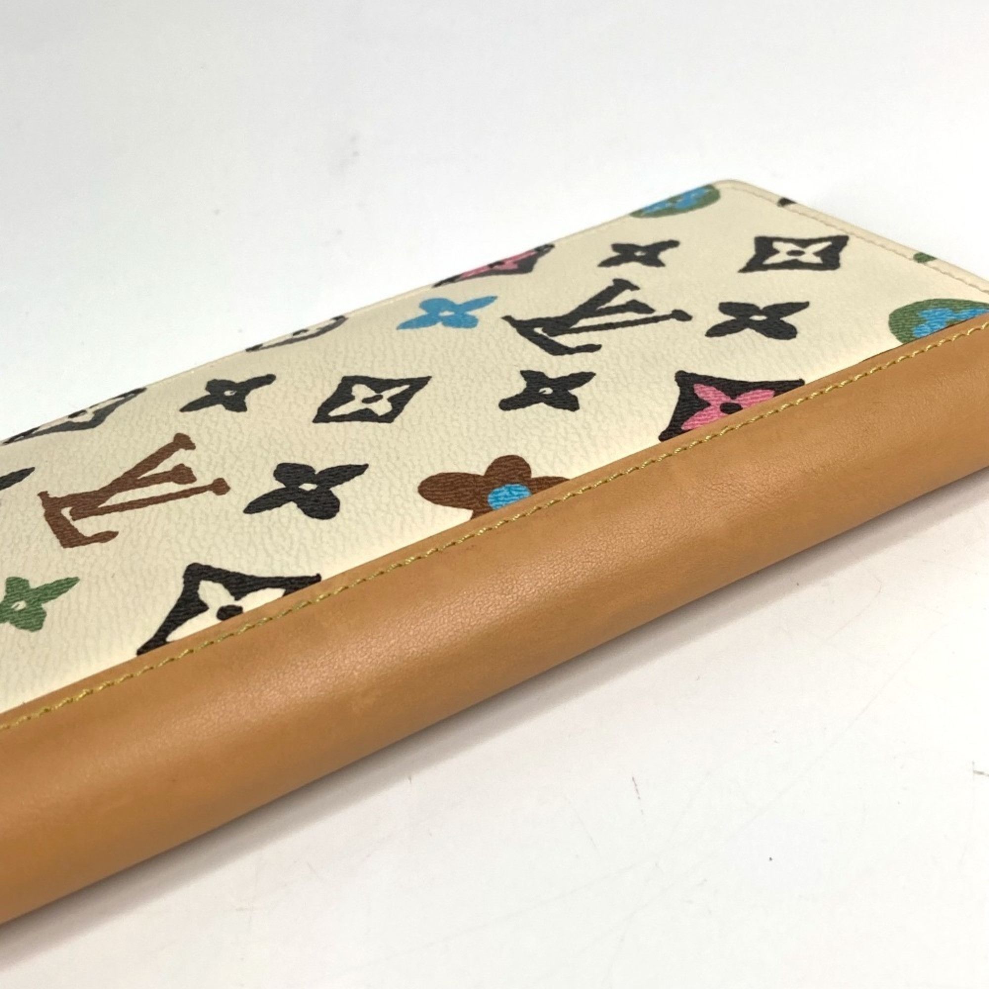 Louis Vuitton LOUIS VUITTON M83335 Monogram Craggy Portefeuille Brazza NM Long Wallet, Bifold, Vanilla White, for Men and Women Size ONE SIZE - 15 Thumbnail