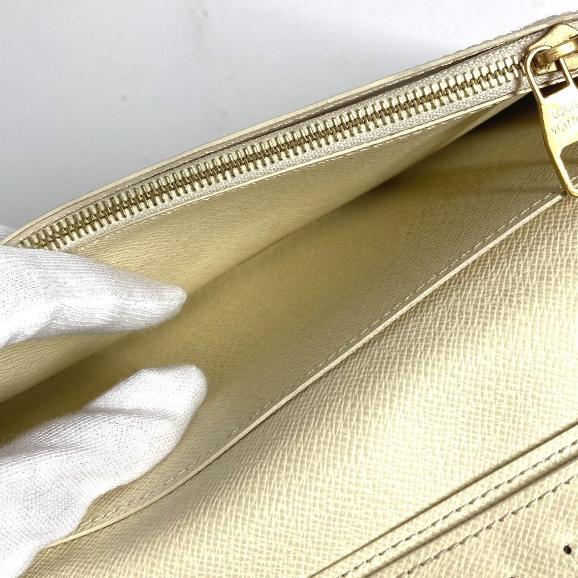Louis Vuitton LOUIS VUITTON M83335 Monogram Craggy Portefeuille Brazza NM Long Wallet, Bifold, Vanilla White, for Men and Women Size ONE SIZE - 5 Thumbnail