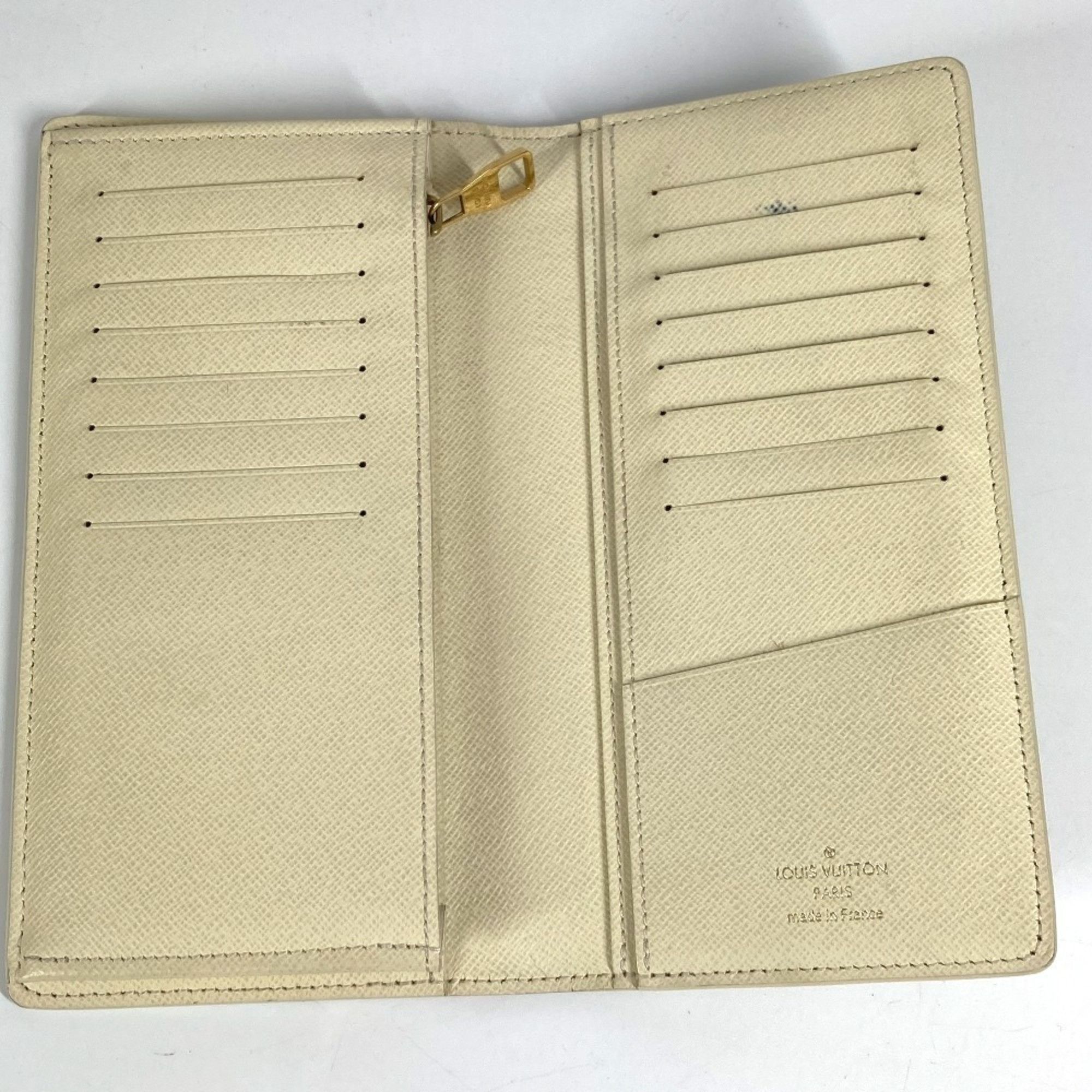 Louis Vuitton LOUIS VUITTON M83335 Monogram Craggy Portefeuille Brazza NM Long Wallet, Bifold, Vanilla White, for Men and Women Size ONE SIZE - 9 Thumbnail