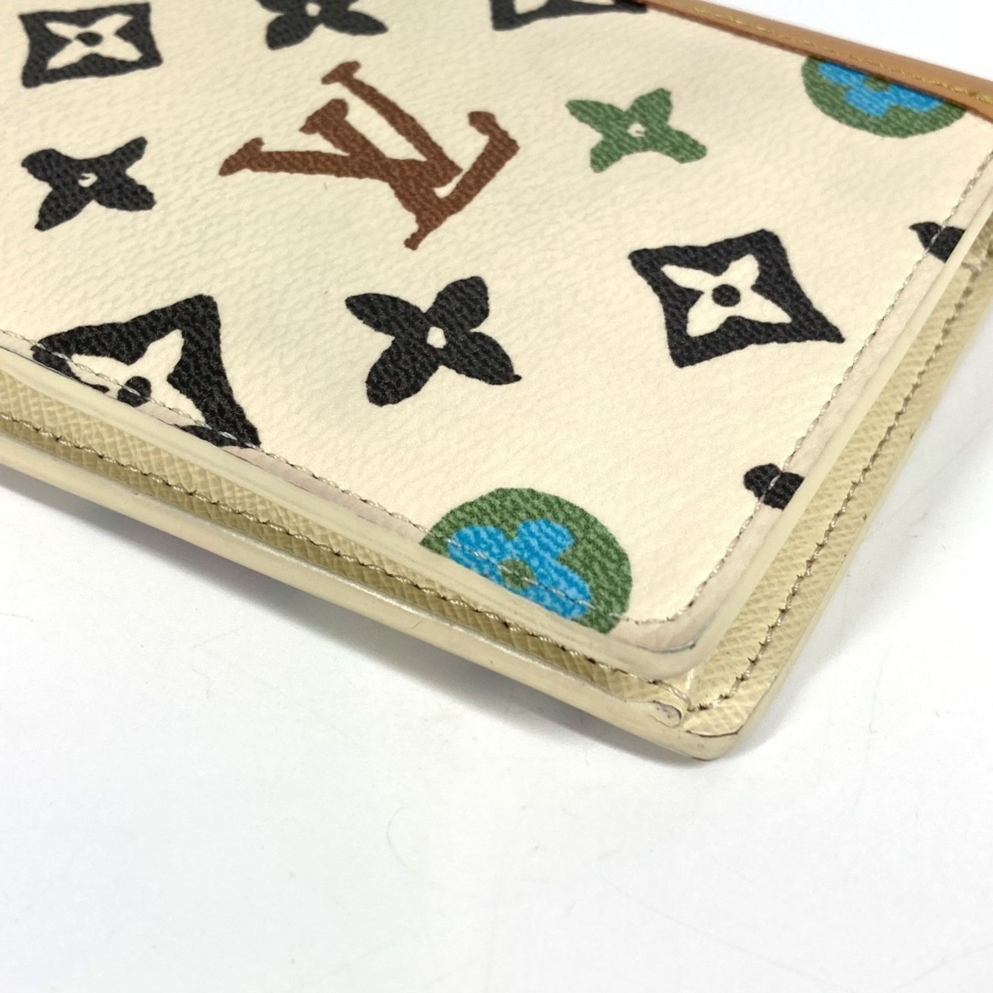 Louis Vuitton LOUIS VUITTON M83335 Monogram Craggy Portefeuille Brazza NM Long Wallet, Bifold, Vanilla White, for Men and Women Size ONE SIZE - 12 Thumbnail