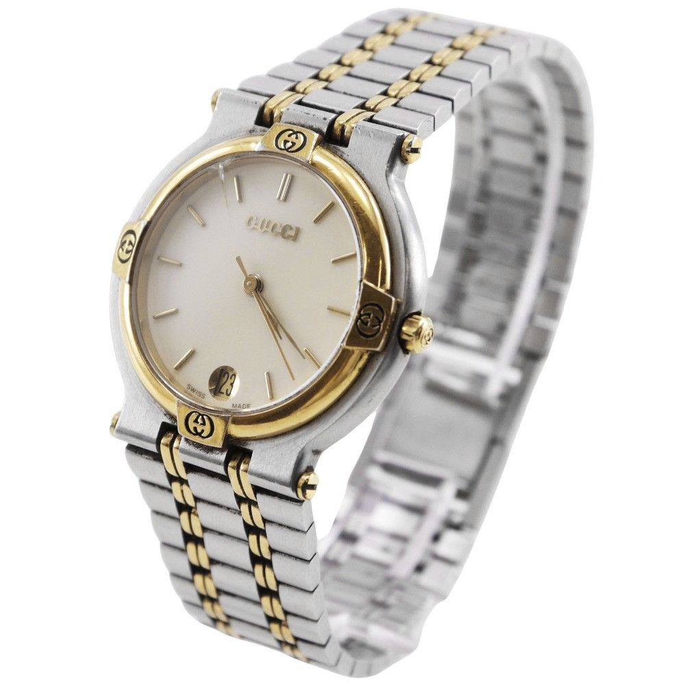 Gucci Gucci Gucci 9000M Stainless Steel Quartz Metal Quartz 9000M DUTY FREE for USA Size ONE SIZE - 2 Thumbnail