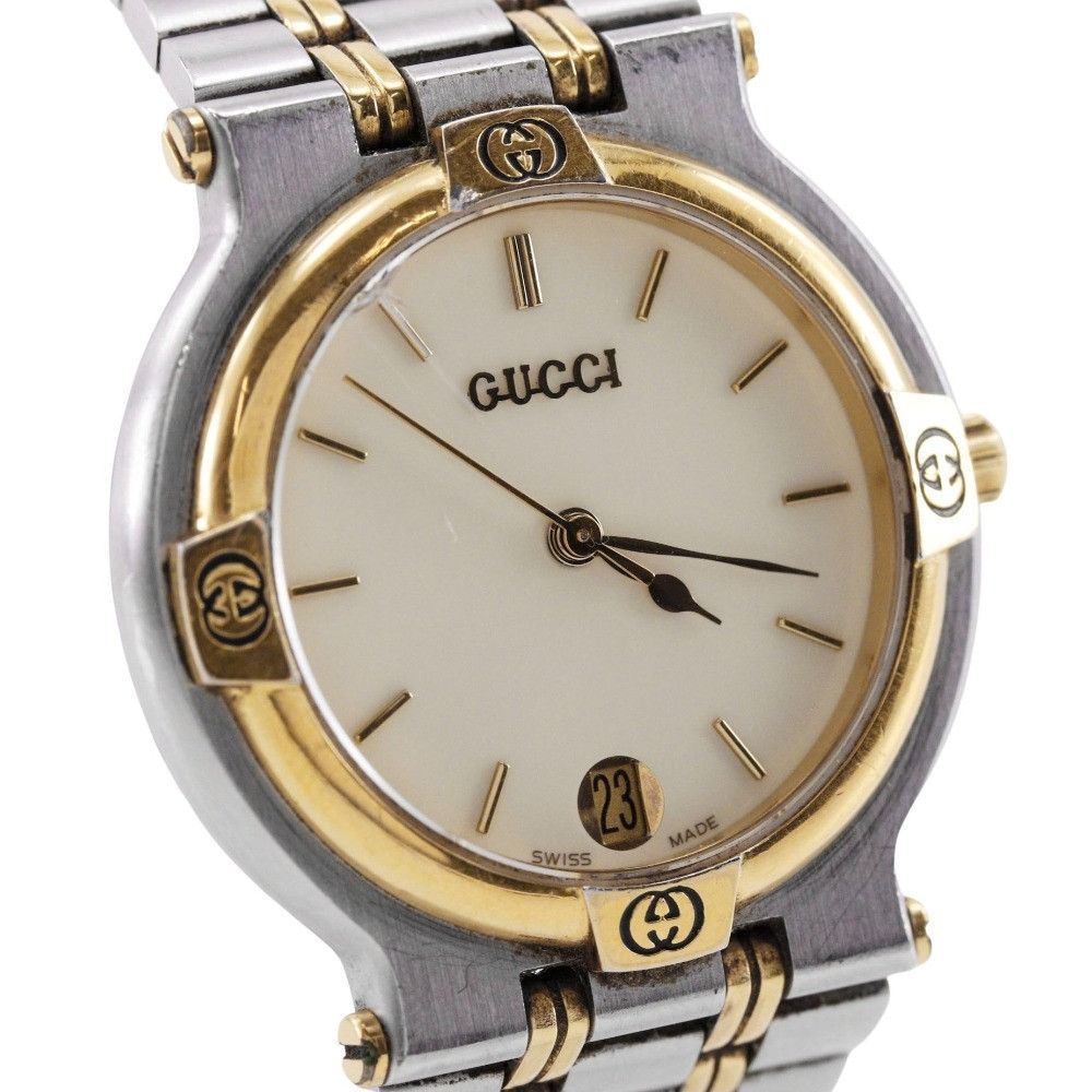 Gucci Gucci Gucci 9000M Stainless Steel Quartz Metal Quartz 9000M DUTY FREE for USA Size ONE SIZE - 3 Thumbnail
