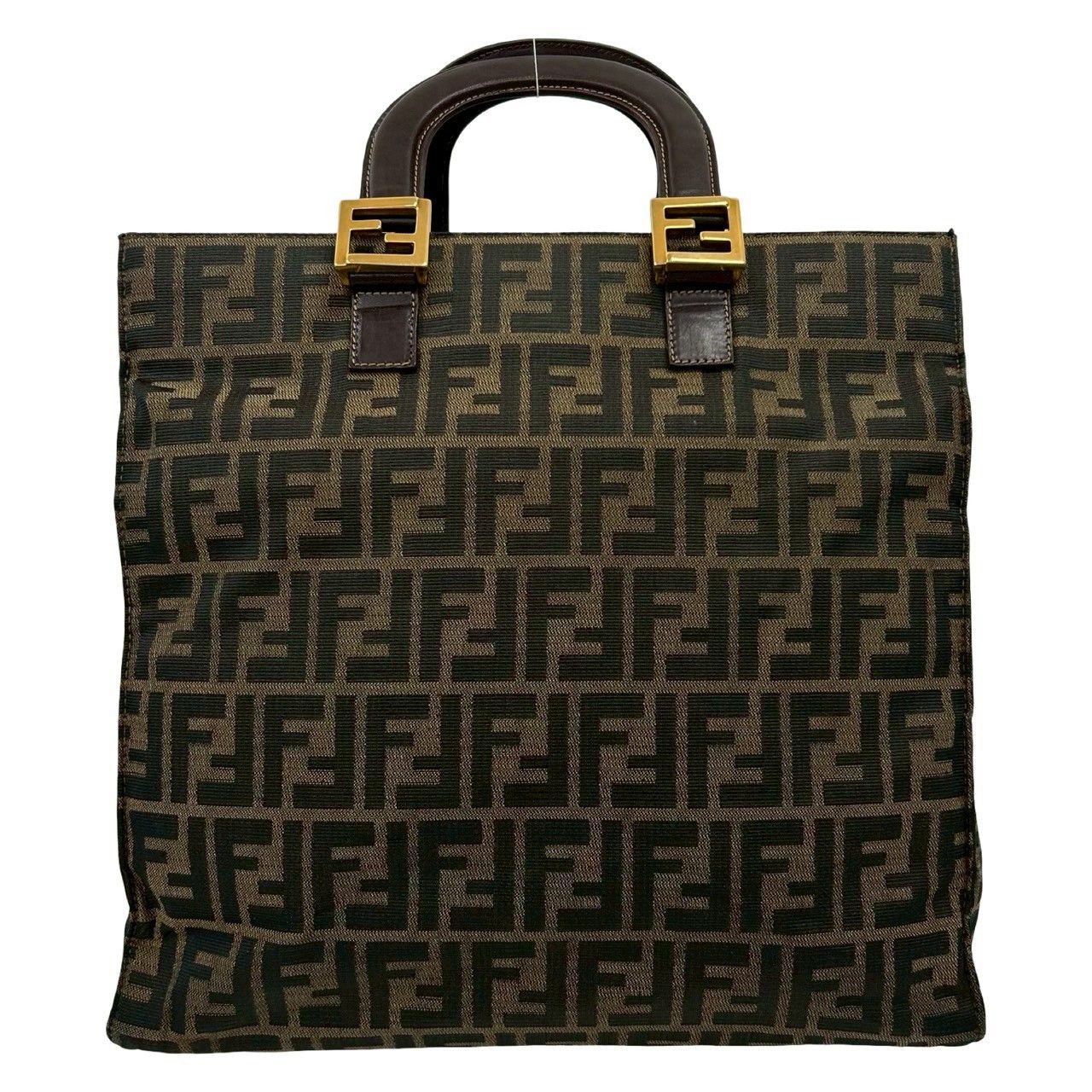 Fendi Fendi Fendi Zucca Canvas Handbag Canvas Tote Bag DUTY FREE for USA Size ONE SIZE - 2 Thumbnail