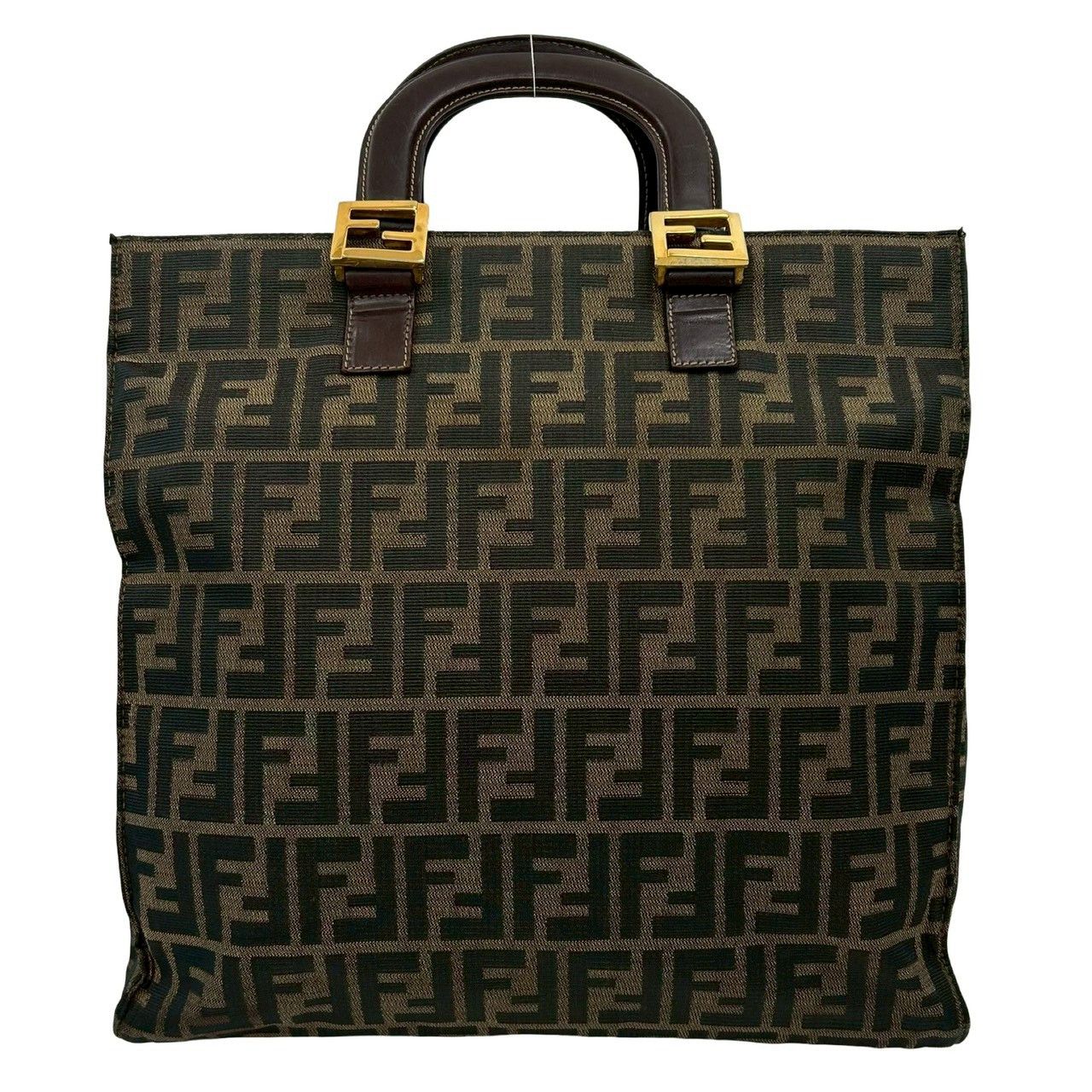 Fendi Fendi Fendi Zucca Canvas Handbag Canvas Tote Bag DUTY FREE for USA Size ONE SIZE - 4 Thumbnail