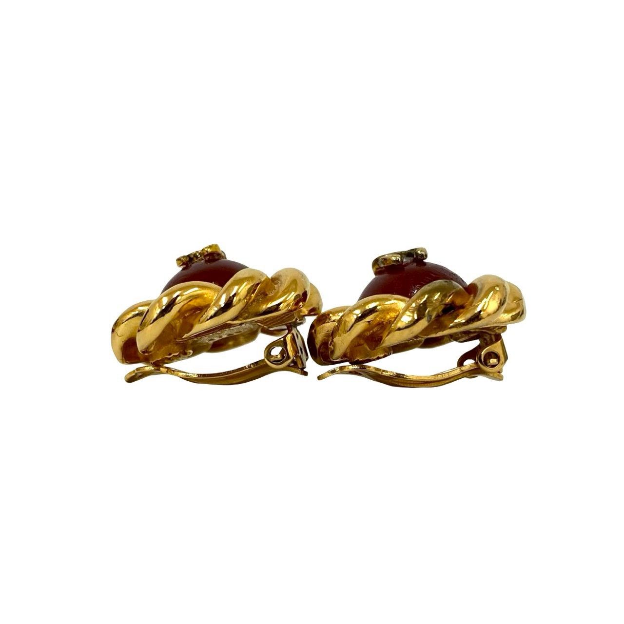 Chanel Chanel Chanel Gripoix Earrings Metal Earrings DUTY FREE for USA Size ONE SIZE - 3 Thumbnail