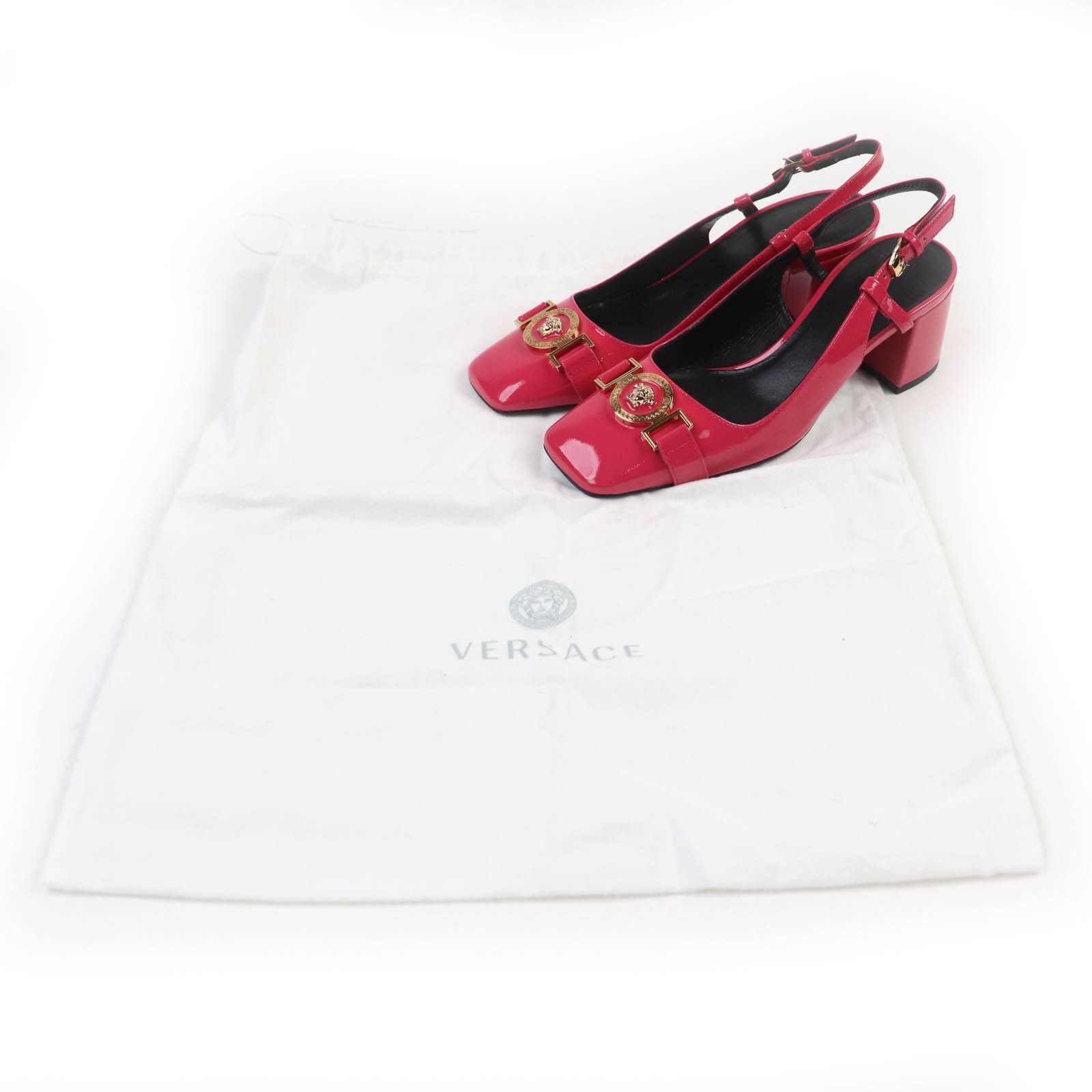 Versace Versace Versace Patent Leather Pumps Enamel Shoes DUTY FREE for USA Size ONE SIZE - 2 Thumbnail