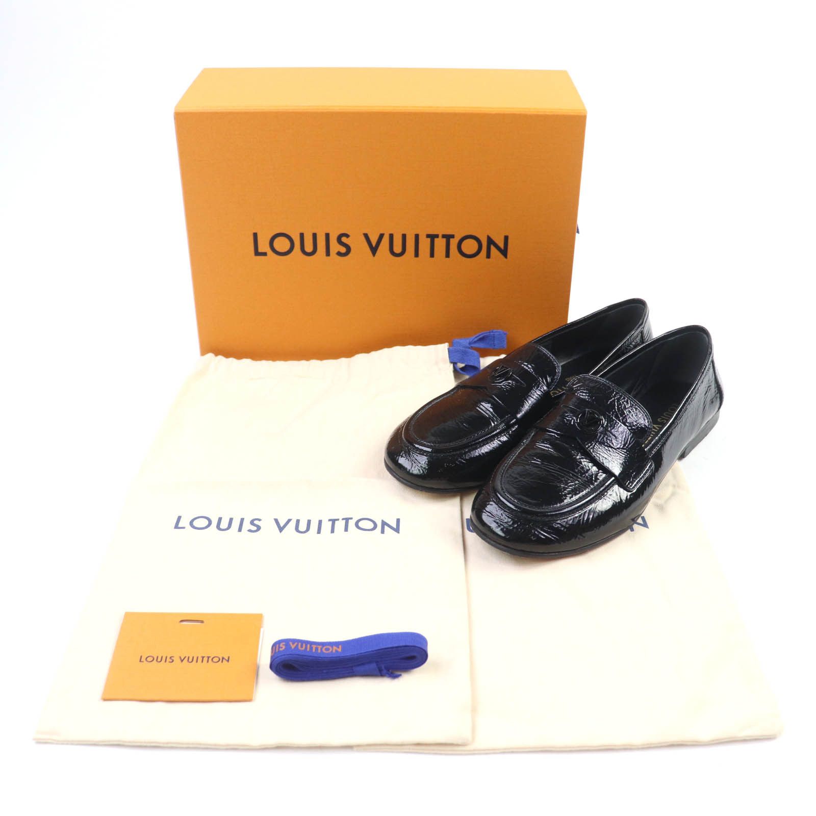 Louis Vuitton Louis Vuitton Louis Vuitton Soho Line Leather Loafers Leather Shoes 1ACYYL DUTY FREE for USA Size ONE SIZE - 2 Thumbnail
