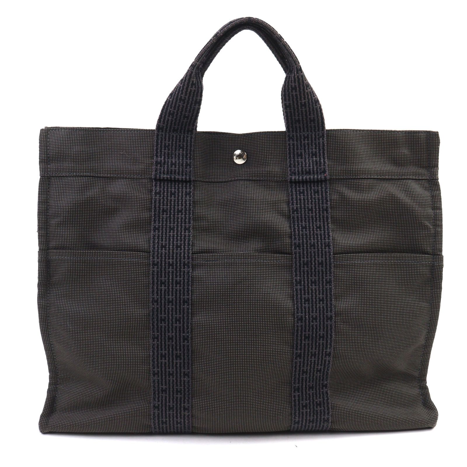 Hermes Hermes Hermes Her Line Canvas Tote Bag Canvas Tote Bag DUTY FREE for USA Size ONE SIZE - 2 Thumbnail