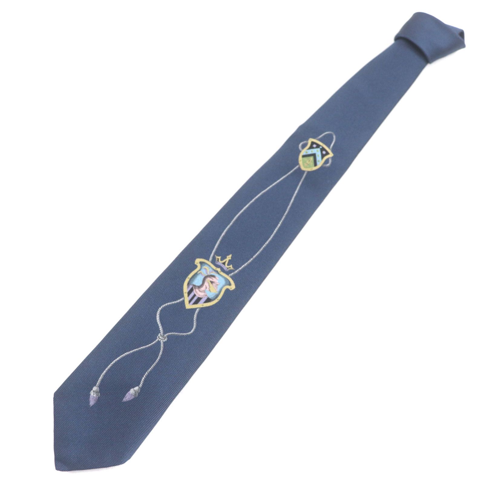 Other Other Dominique France Ecusson Silk Tie Others Necktie DUTY FREE for USA Size ONE SIZE - 4 Thumbnail