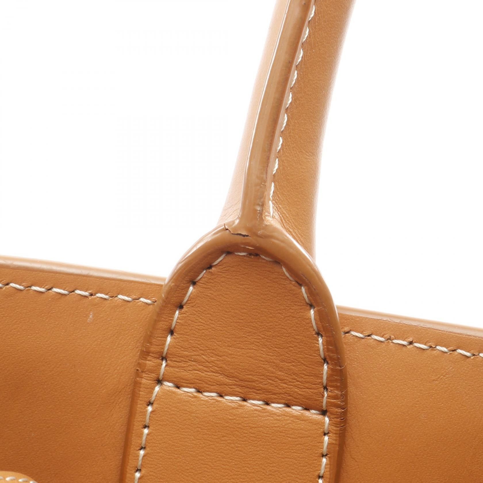 Celine Celine Celine Small Vertical Cabas Canvas Leather 2way Tote Bag Canvas Tote Bag 192082BNZ DUTY FREE for USA Size ONE SIZE - 5 Thumbnail