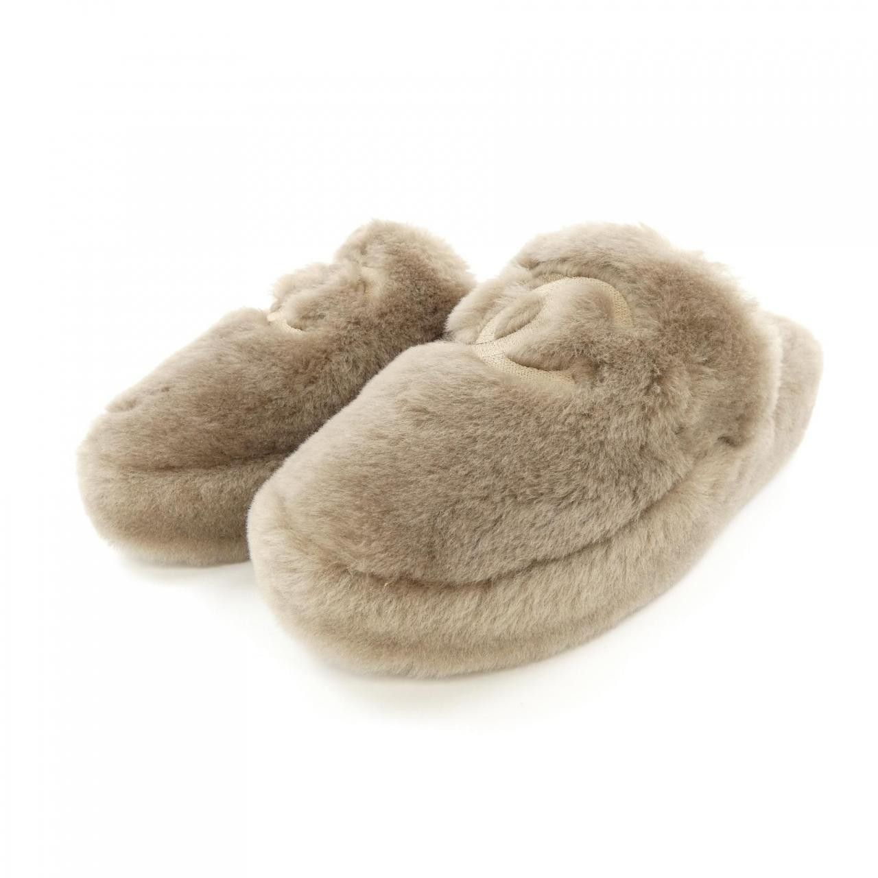 Chanel Chanel Chanel G45984B17892 Shearling Lambskin Sandals Leather Shoes G45984B17892 DUTY FREE for USA Size ONE SIZE - 3 Thumbnail