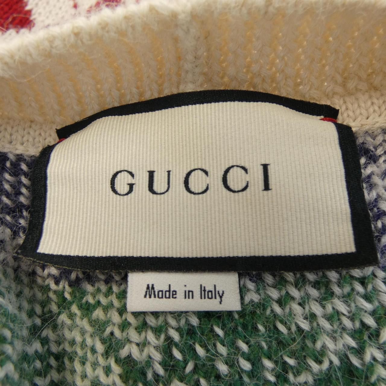 Gucci Gucci Gucci 595464 Wool Cardigan Cotton Tops 595464 DUTY FREE for USA Size ONE SIZE - 4 Thumbnail