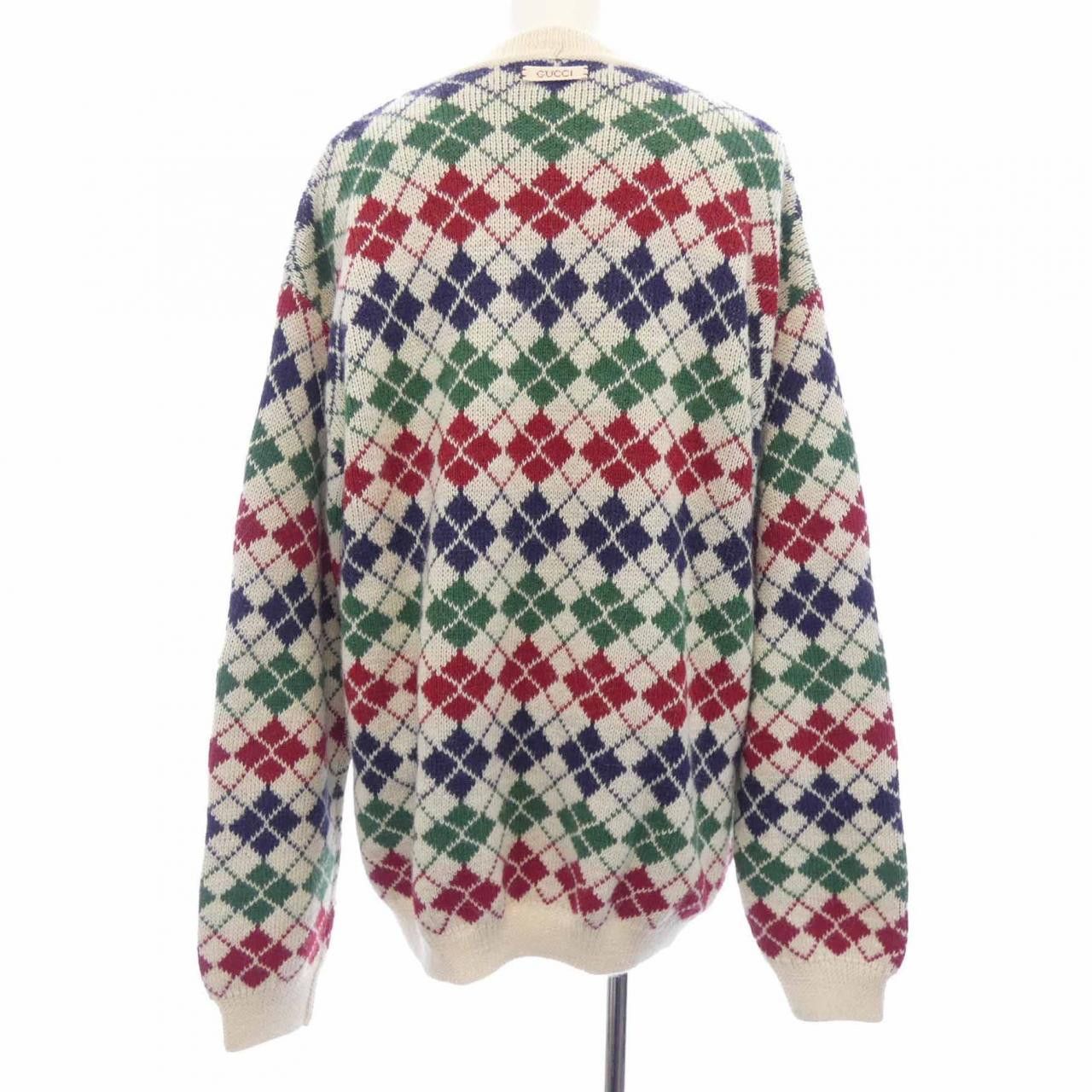 Gucci Gucci Gucci 595464 Wool Cardigan Cotton Tops 595464 DUTY FREE for USA Size ONE SIZE - 2 Thumbnail