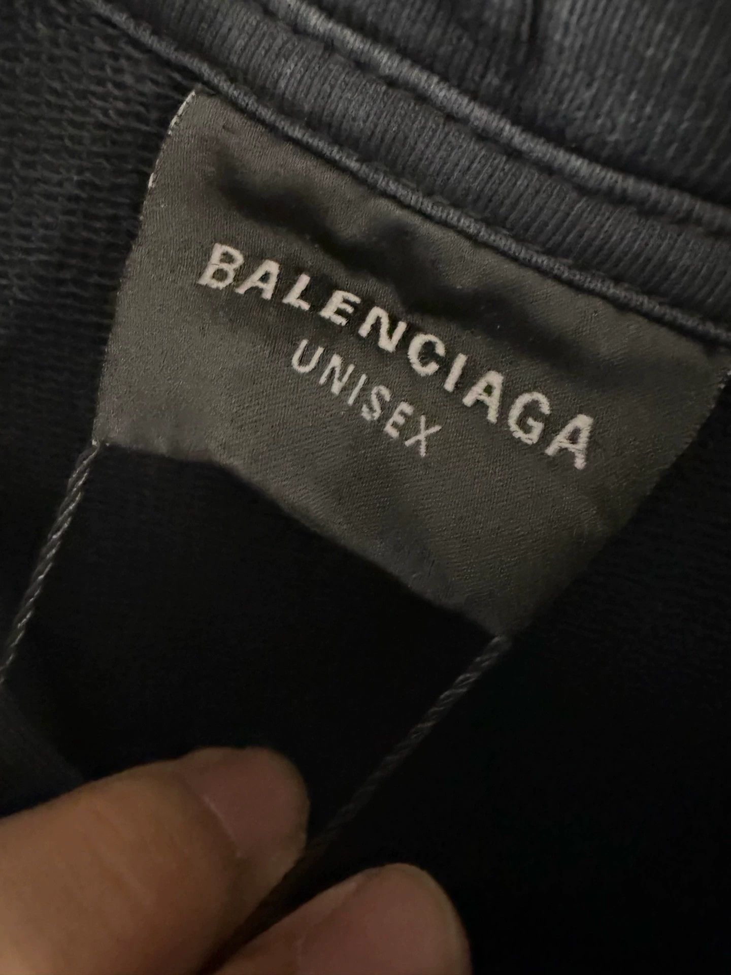 Balenciaga Black Tape Logo Hoodie - dmc