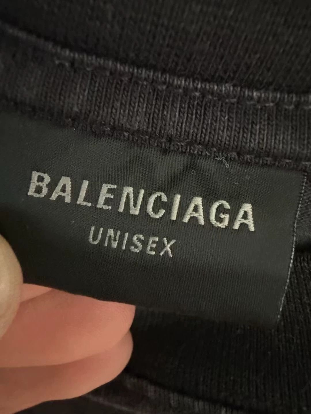 Balenciaga Balenciaga Black Wave Print Short Sleeve - dmc Size US S / EU 44-46 / 1 - 3 Thumbnail