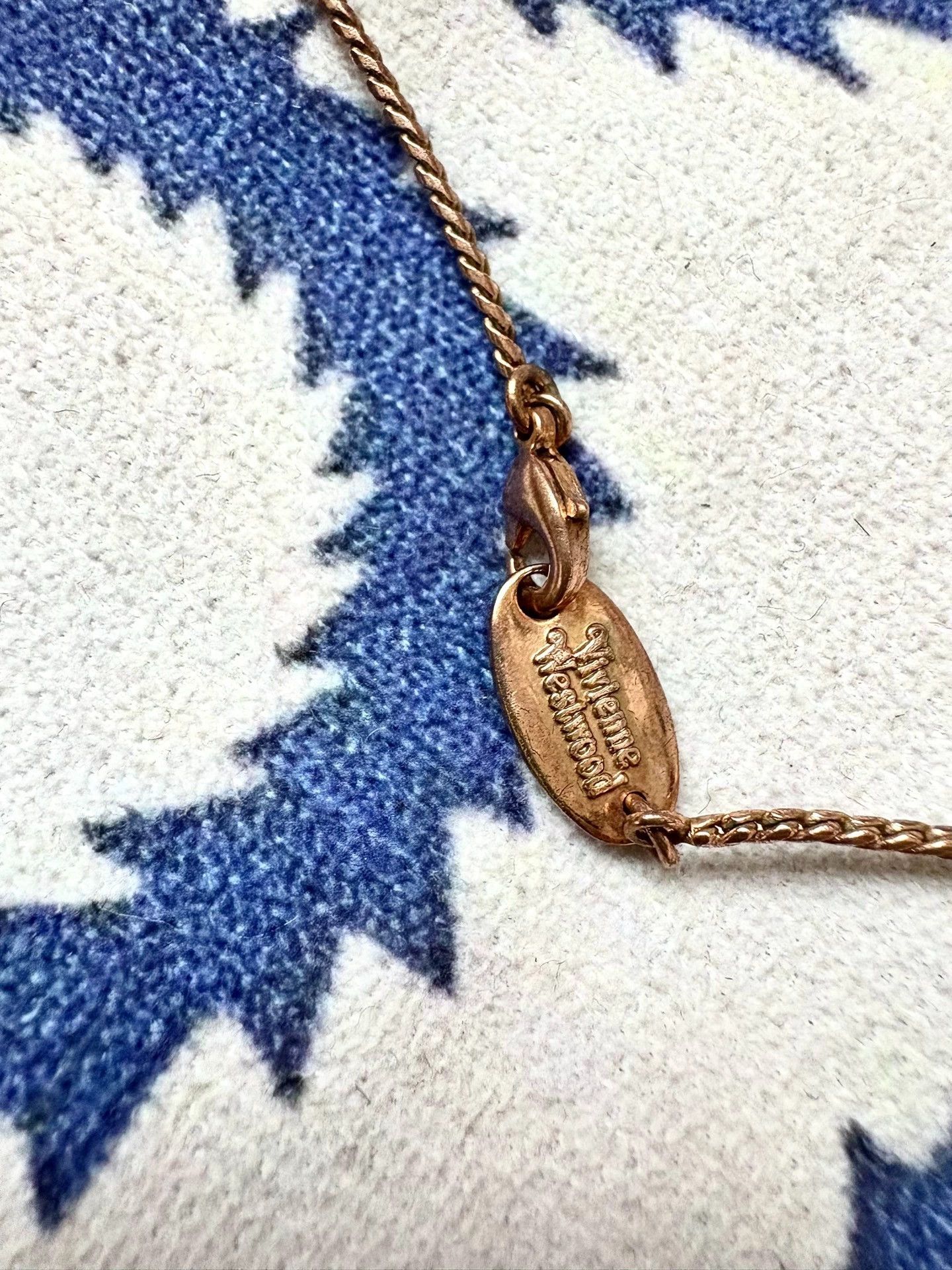 Vivienne Westwood Vivienne Westwood Vintage Anchor Saturn Necklace - dmc Size ONE SIZE - 7 Thumbnail