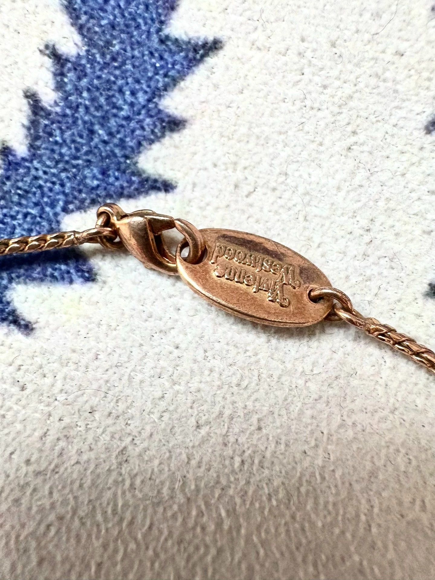 Vivienne Westwood Vivienne Westwood Vintage Anchor Saturn Necklace - dmc Size ONE SIZE - 6 Thumbnail