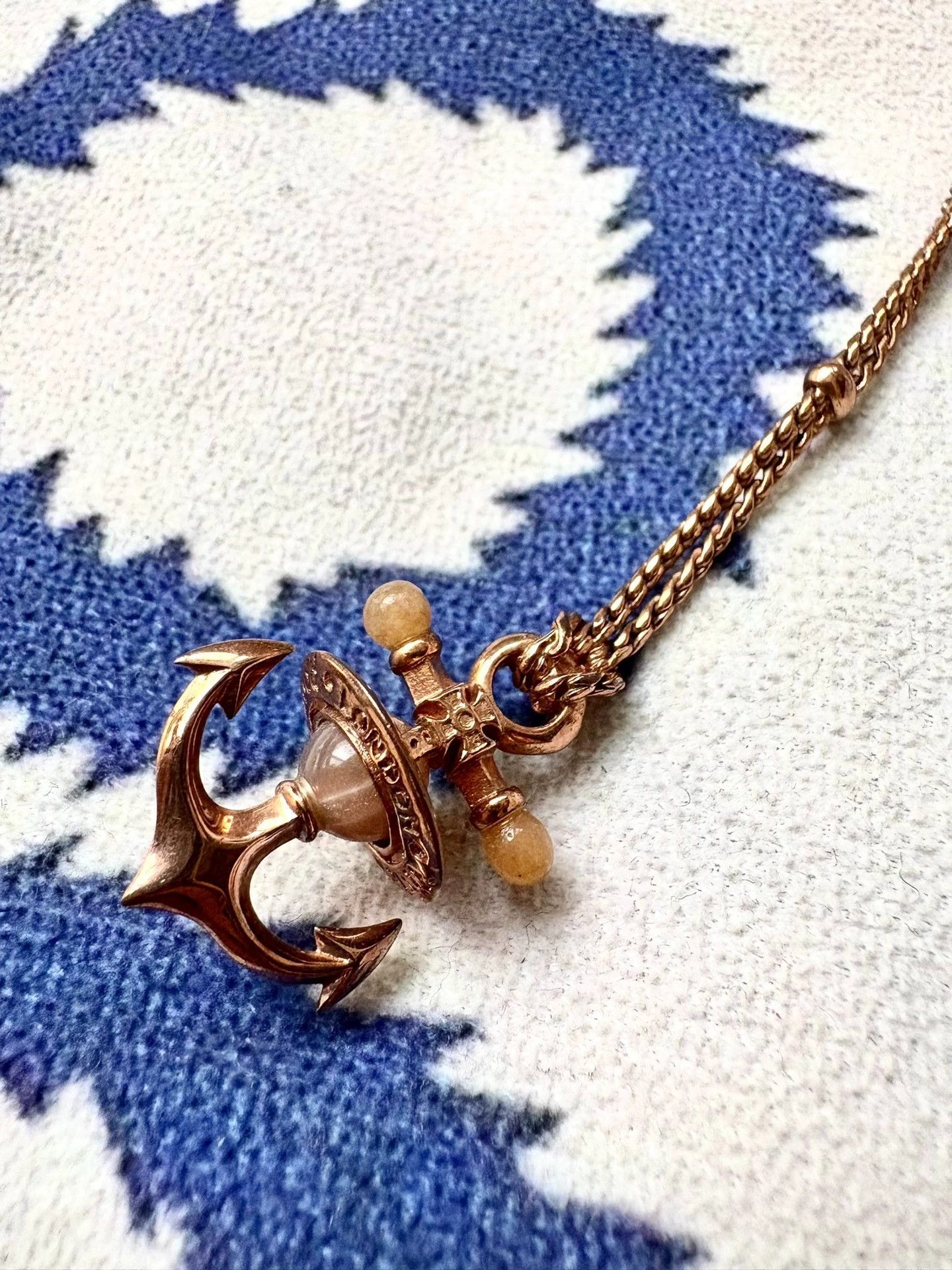 Vivienne Westwood Vivienne Westwood Vintage Anchor Saturn Necklace - dmc Size ONE SIZE - 4 Thumbnail