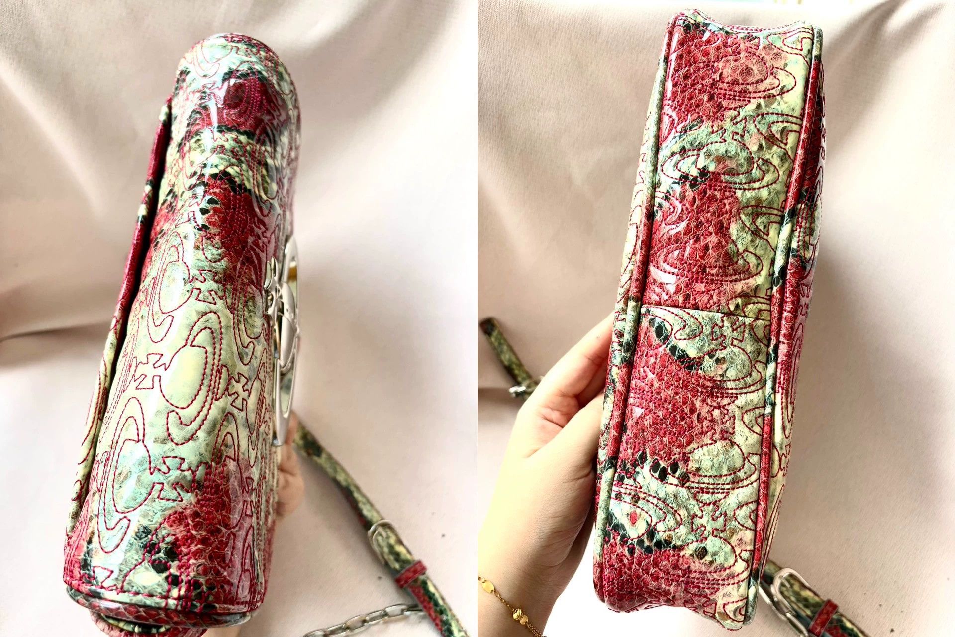 Vivienne Westwood Vivienne Westwood Red Snake Print Crossbody Bag - dmc Size ONE SIZE - 4 Thumbnail