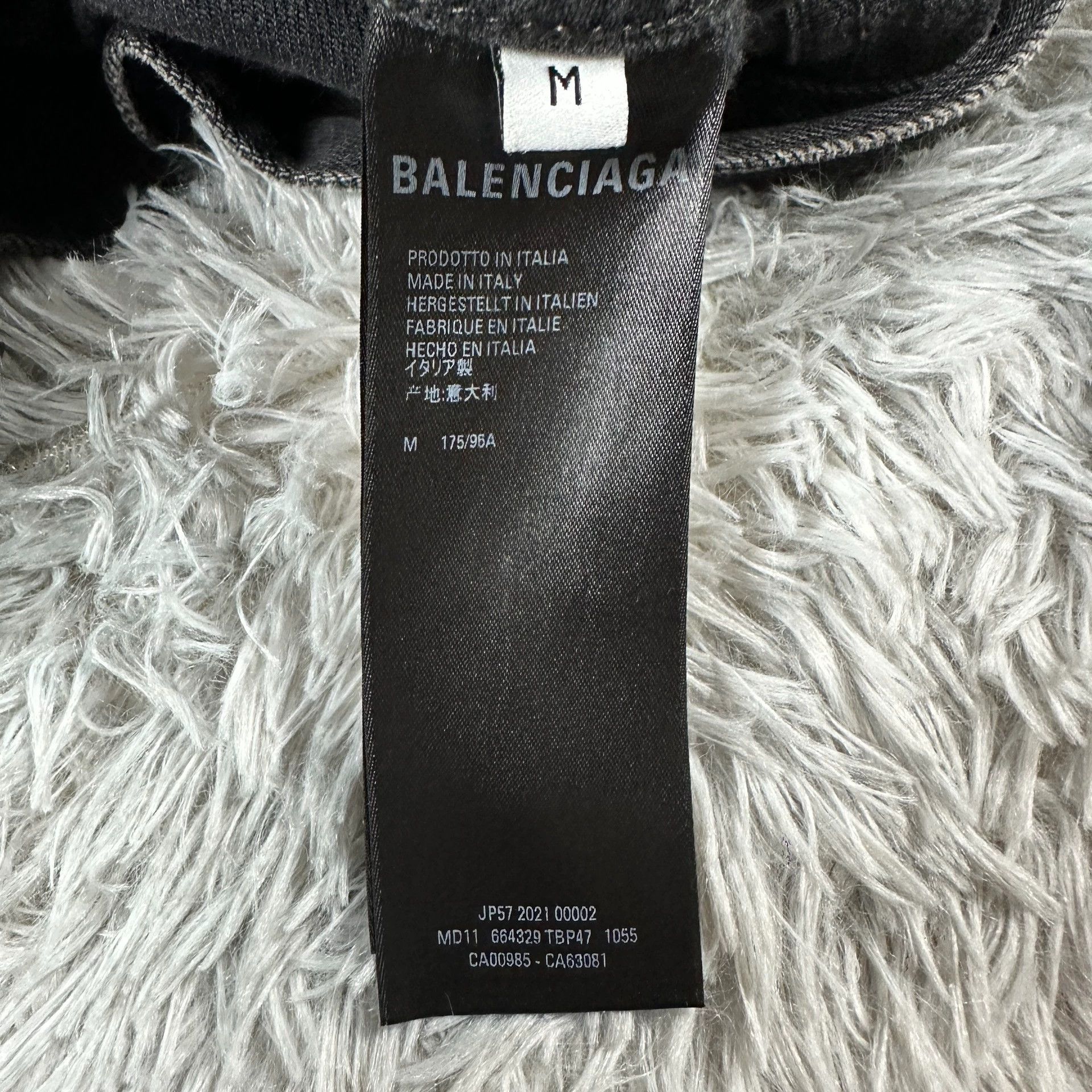 Balenciaga Balenciaga Black Embroidered Denim Jacket - dmc Size US M / EU 48-50 / 2 - 4 Thumbnail