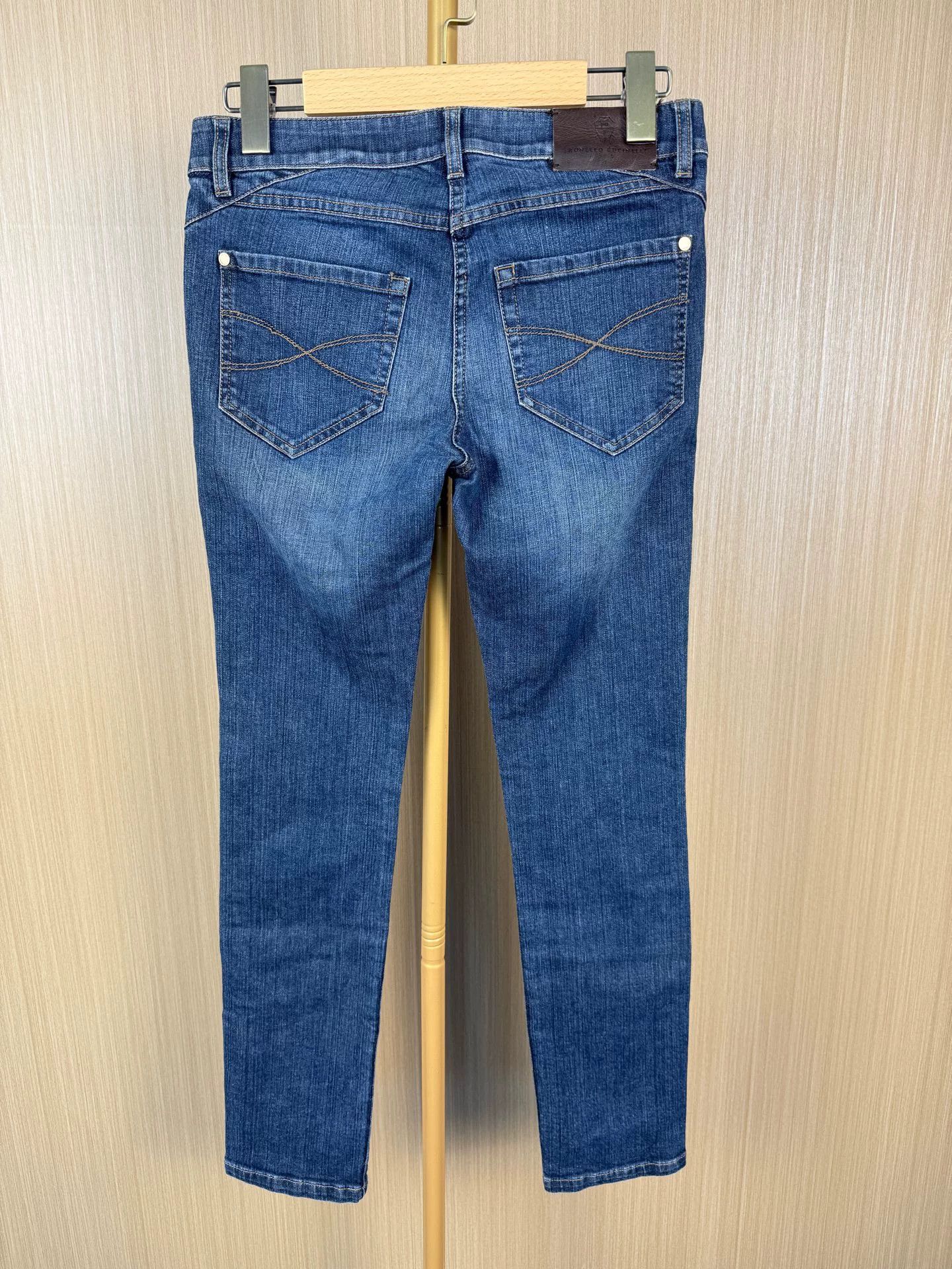 Brunello Cucinelli Brunello Cucinelli Stretch Denim Jeans 38 - dmc Size US 38 / EU 54 - 2 Thumbnail