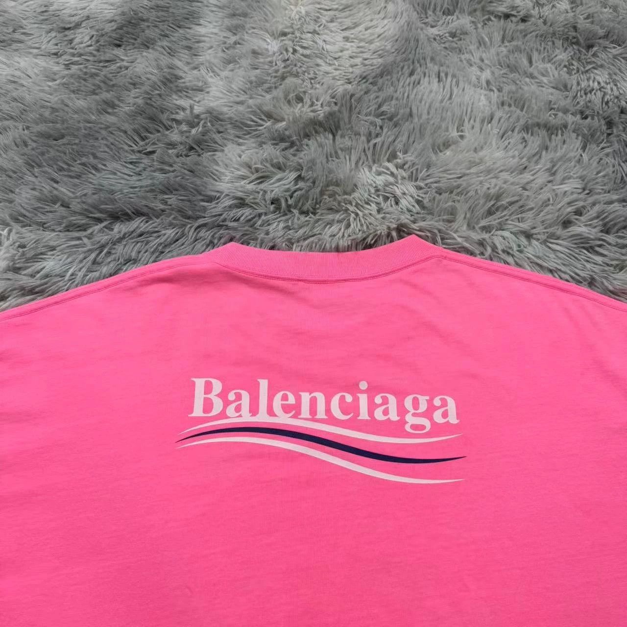 Balenciaga Balenciaga Pink Coke Short Sleeve T-shirt - dmc Size US L / EU 52-54 / 3 - 5 Thumbnail
