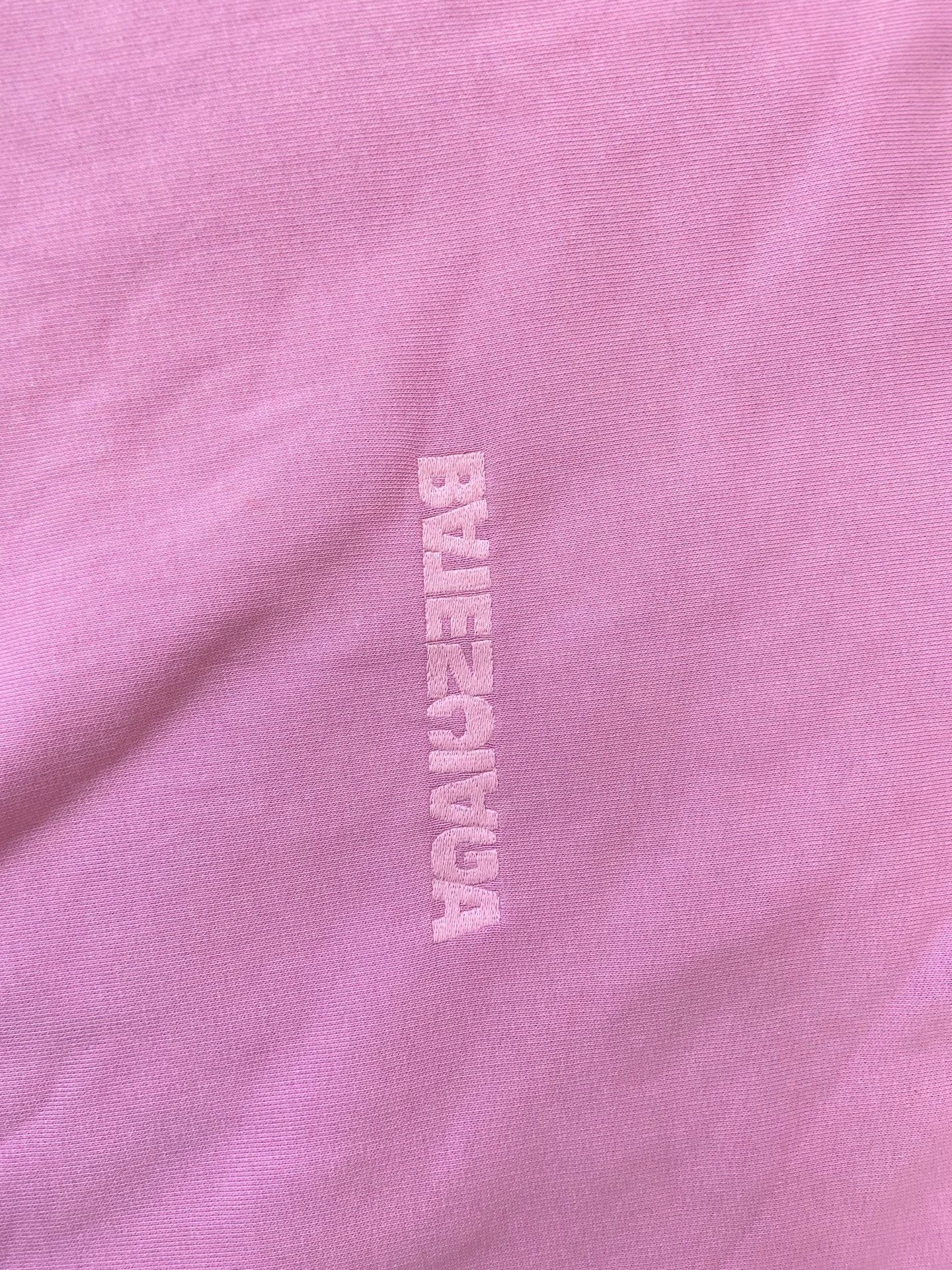 Balenciaga Balenciaga Pink Reversed Logo Hoodie - dmc Size US XS / EU 42 / 0 - 3 Thumbnail