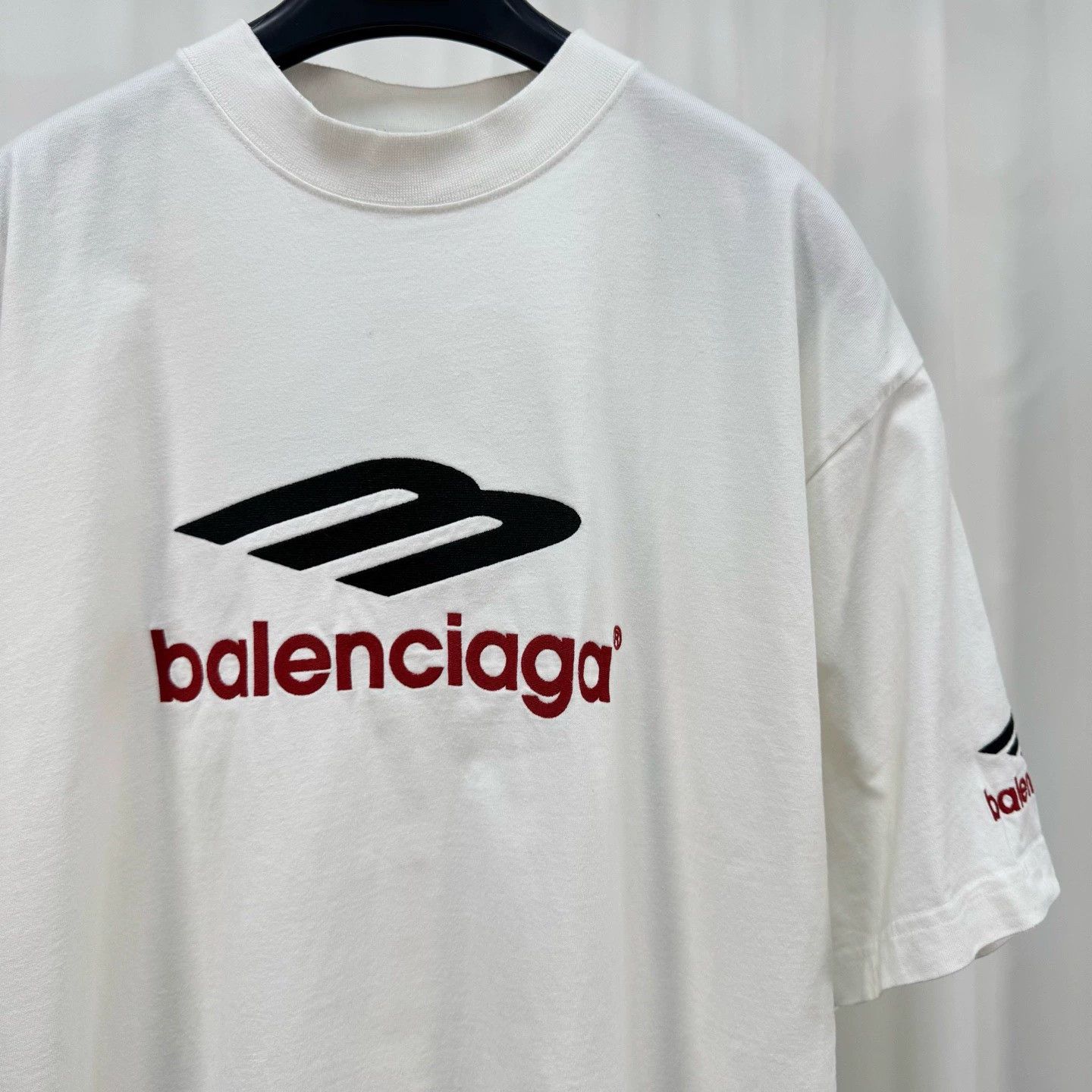 Balenciaga Balenciaga 3B Embroidered Short Sleeve Tee - dmc Size US XS / EU 42 / 0 - 3 Thumbnail
