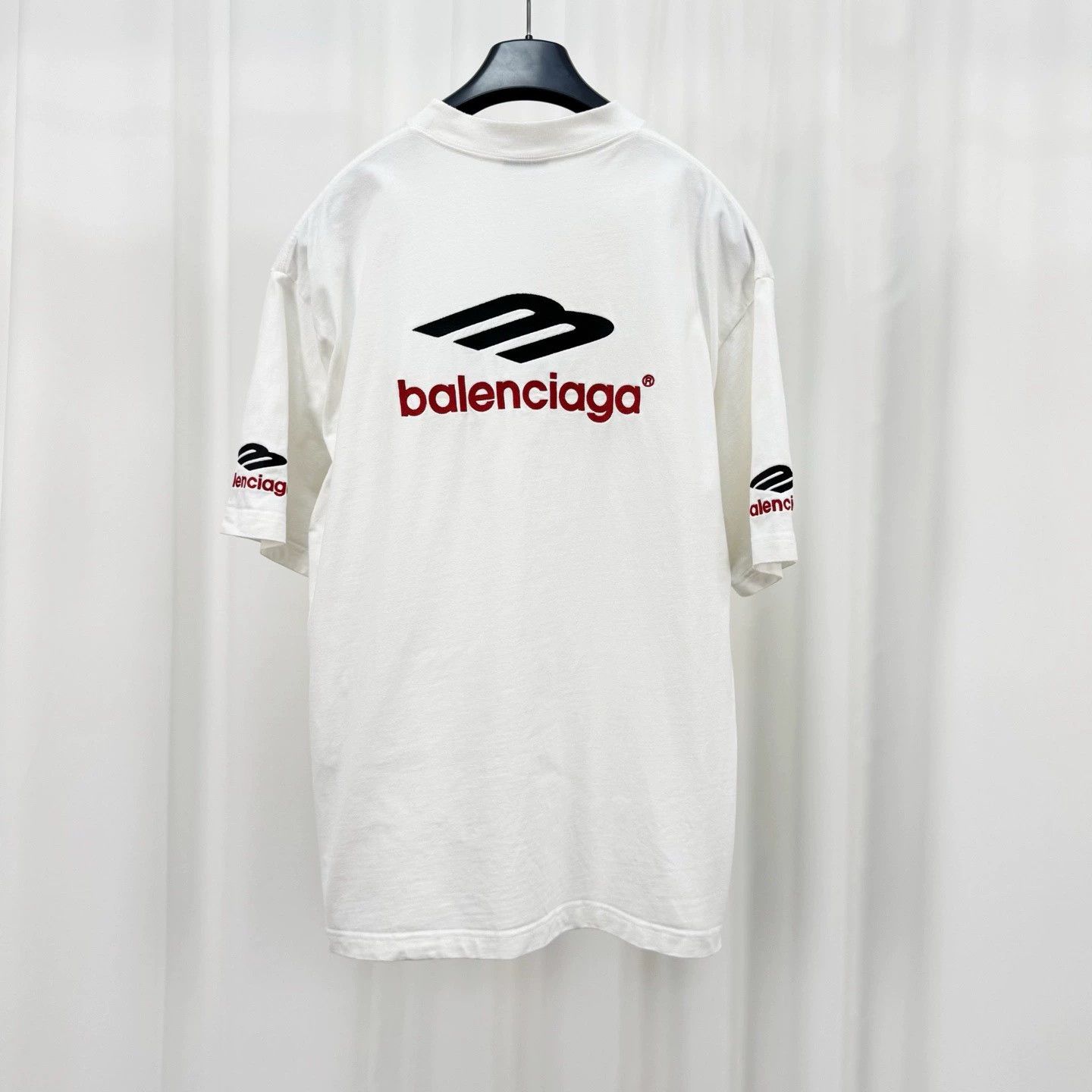Balenciaga Balenciaga 3B Embroidered Short Sleeve Tee - dmc Size US XS / EU 42 / 0 - 2 Thumbnail
