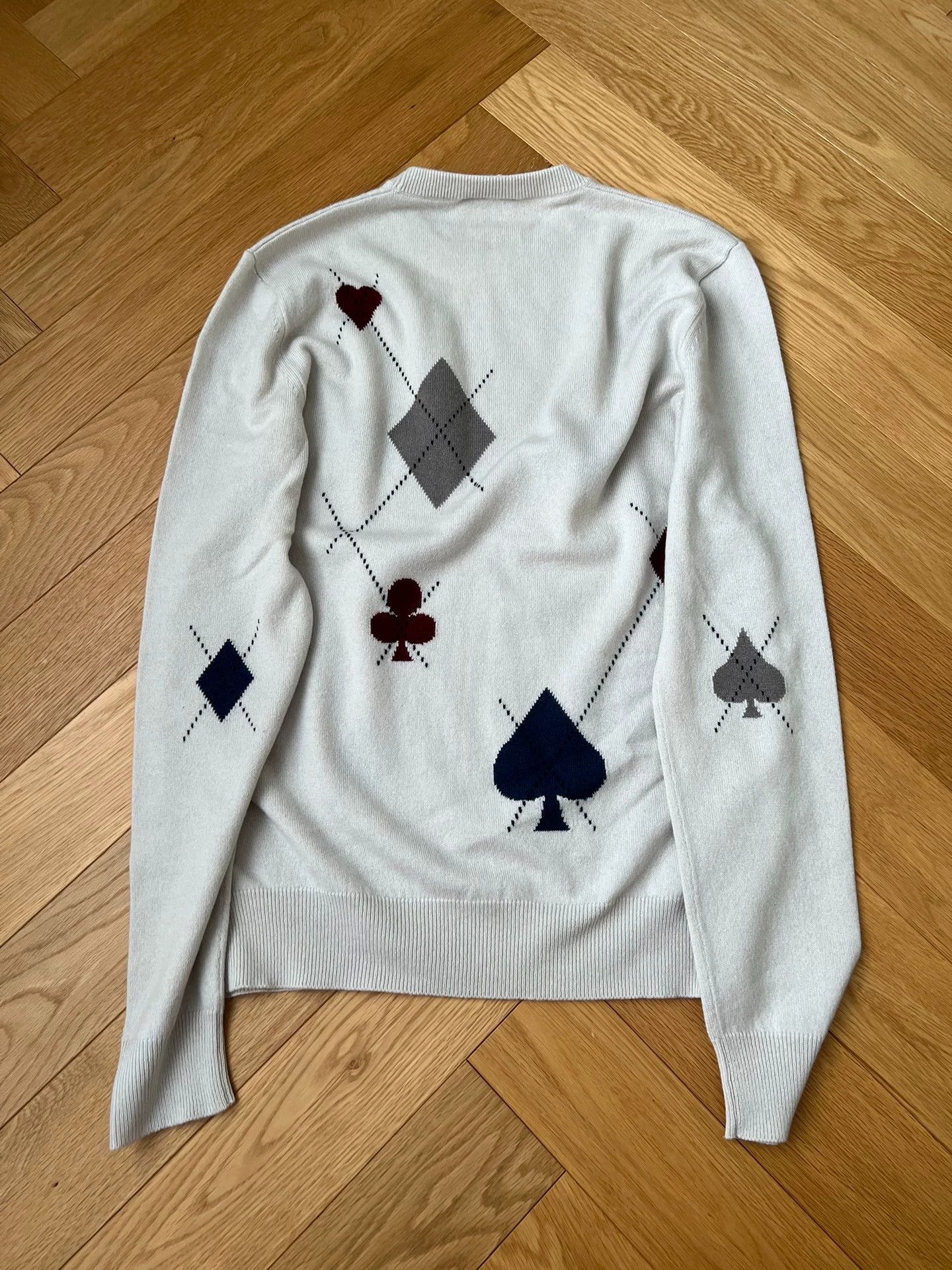 Hermes Hermes Cashmere Poker Print Sweater - dmc Size US S / EU 44-46 / 1 - 7 Thumbnail
