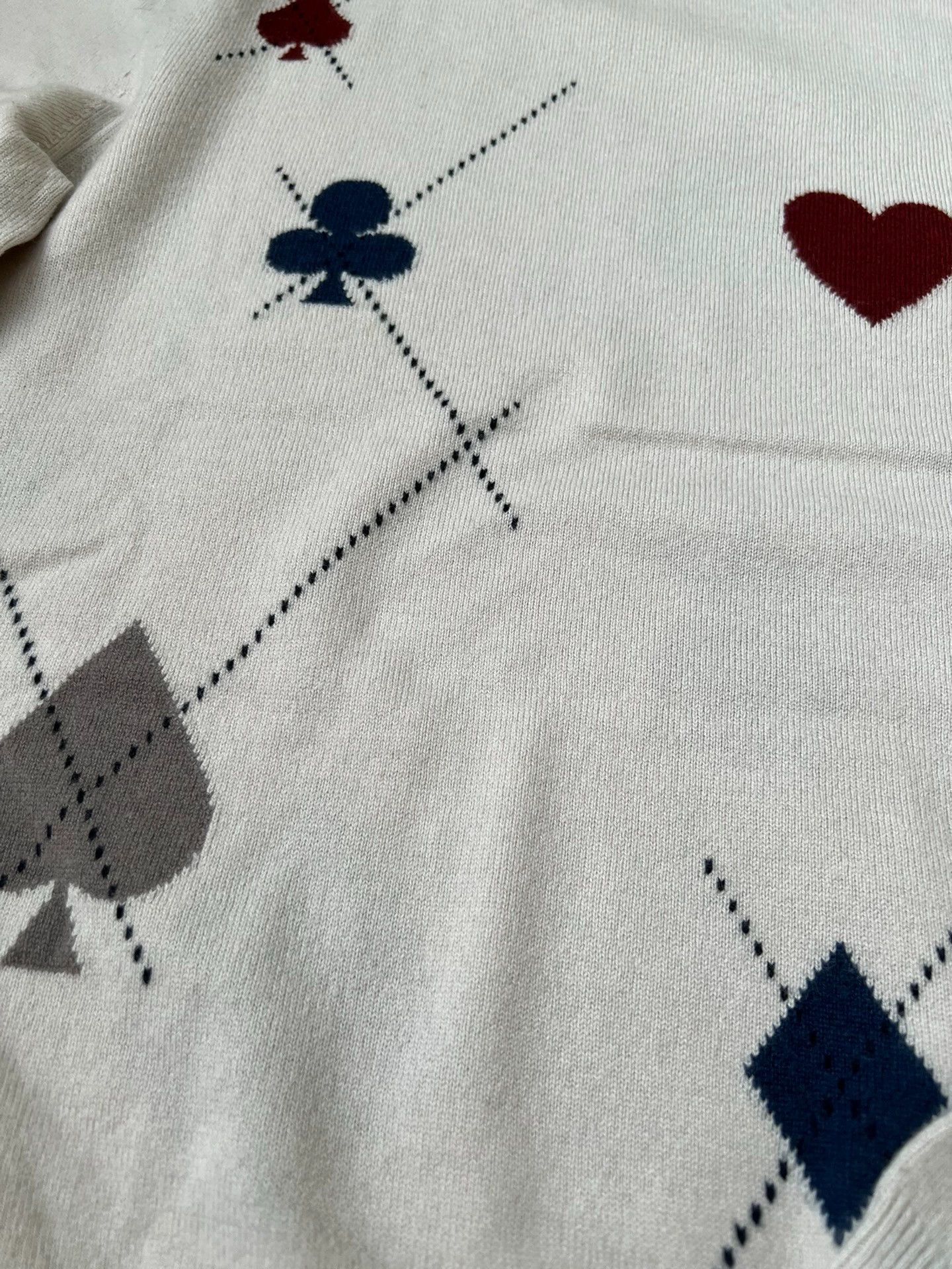 Hermes Hermes Cashmere Poker Print Sweater - dmc Size US S / EU 44-46 / 1 - 4 Thumbnail