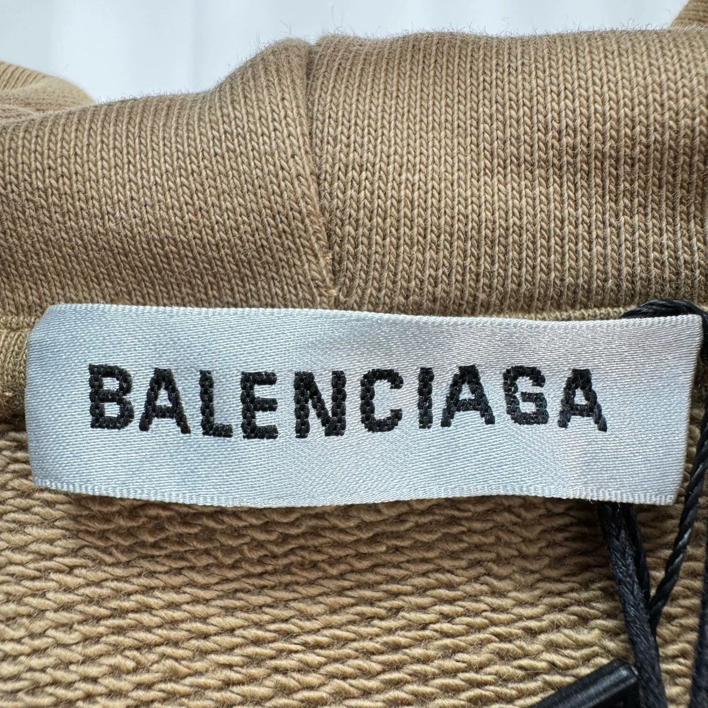 Balenciaga Balenciaga Beige Crown Wheat Hoodie - dmc Size US XS / EU 42 / 0 - 5 Thumbnail