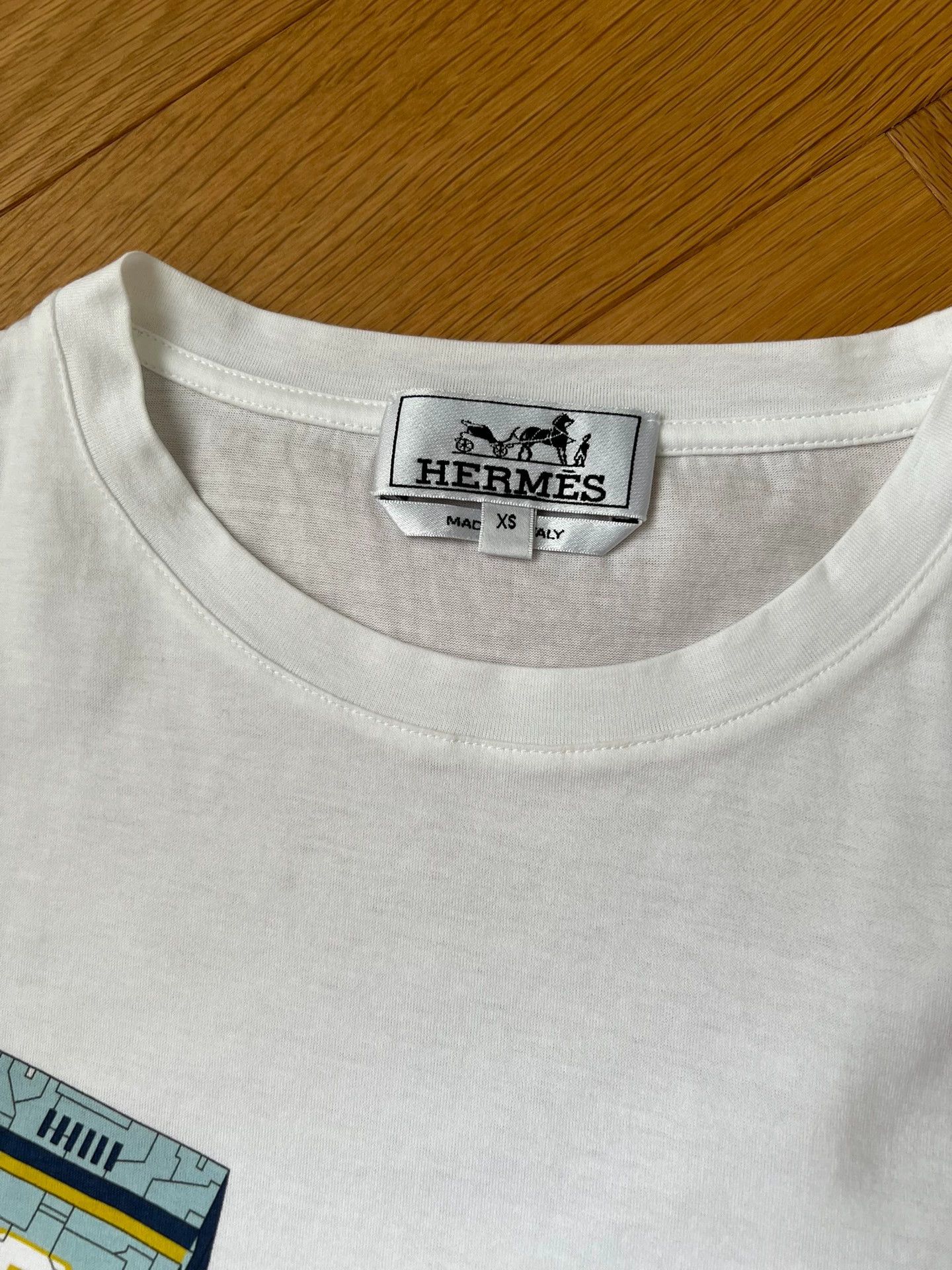 Hermes Hermes H Puzzle Short Sleeve T-Shirt - dmc Size US XS / EU 42 / 0 - 3 Thumbnail