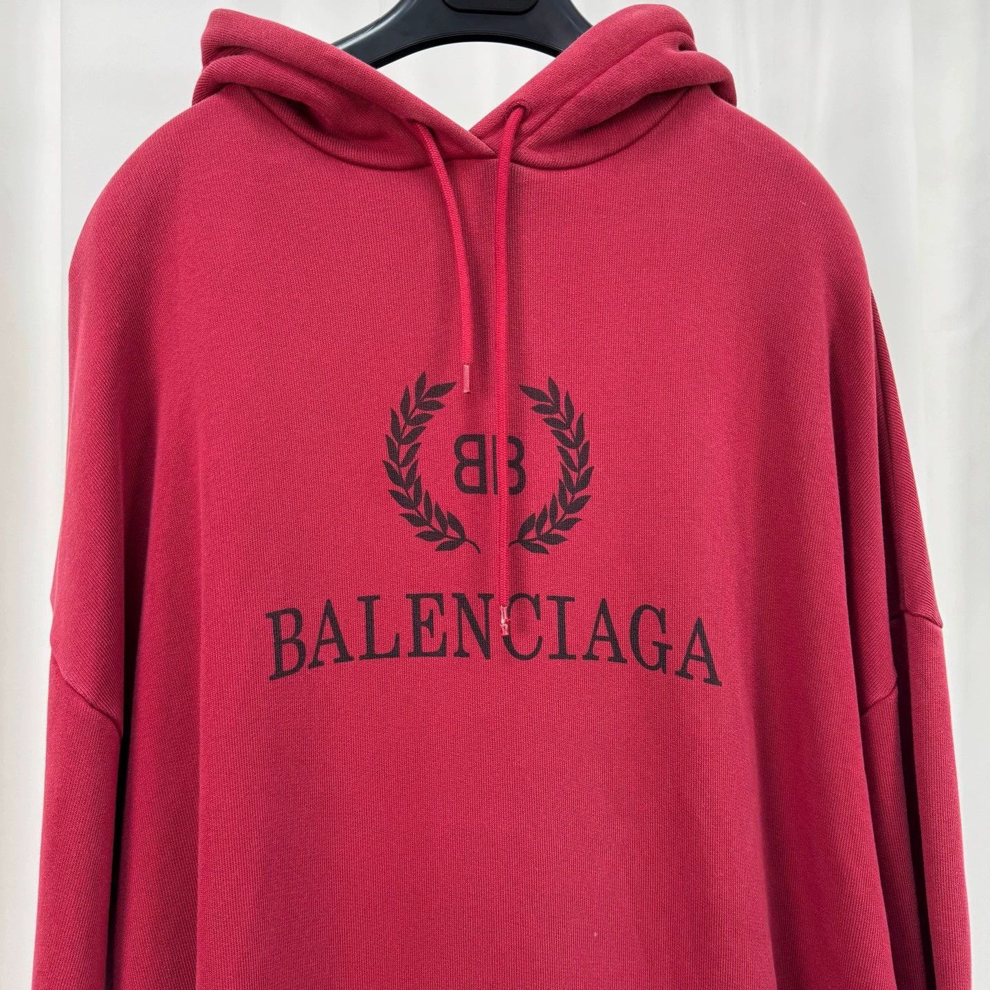Balenciaga Balenciaga Red Wheat Ear Logo Hoodie - dmc Size US S / EU 44-46 / 1 - 3 Thumbnail