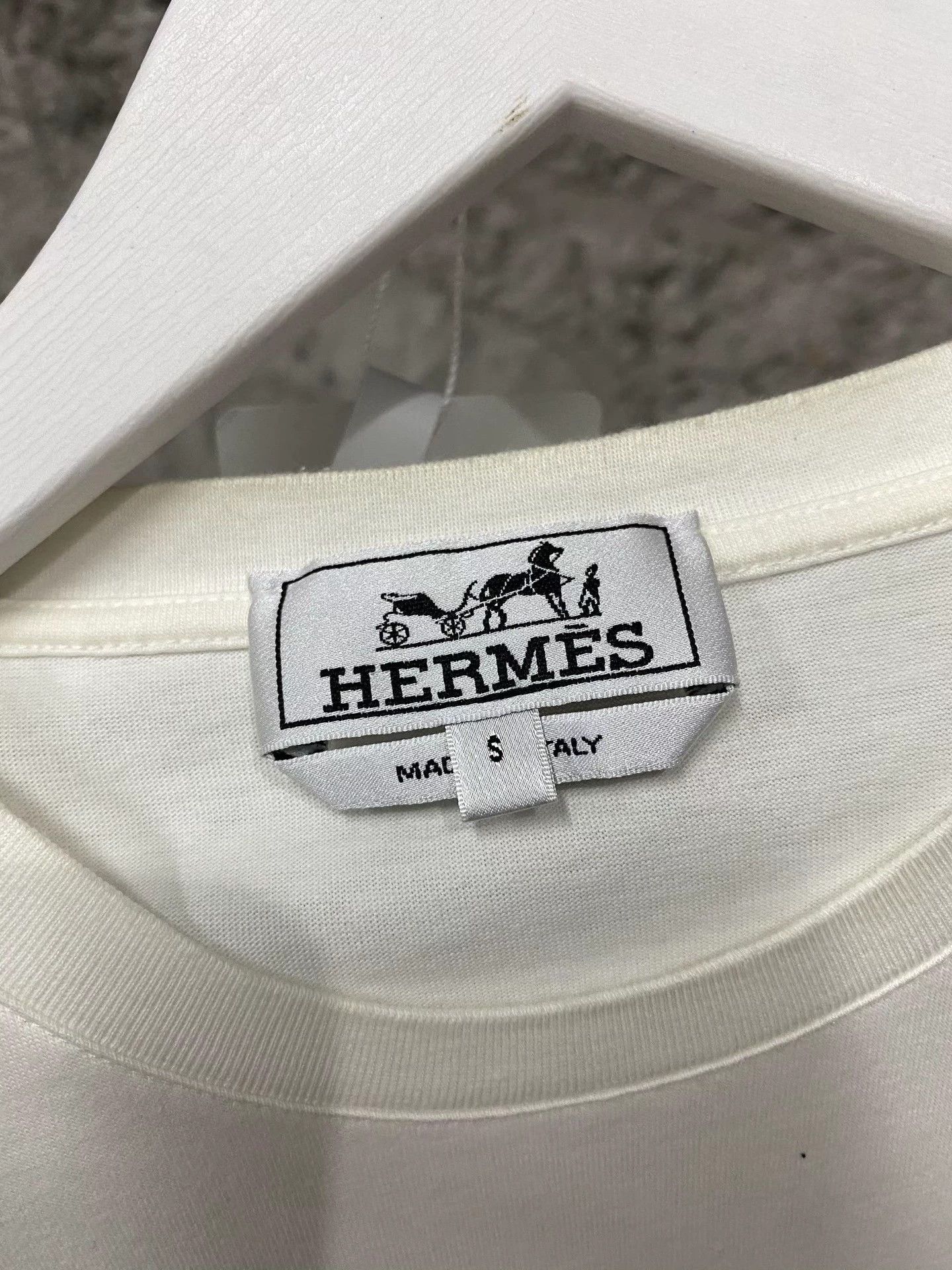 Hermes Hermes Robot Graphic Short Sleeve Tee - dmc Size US S / EU 44-46 / 1 - 5 Thumbnail