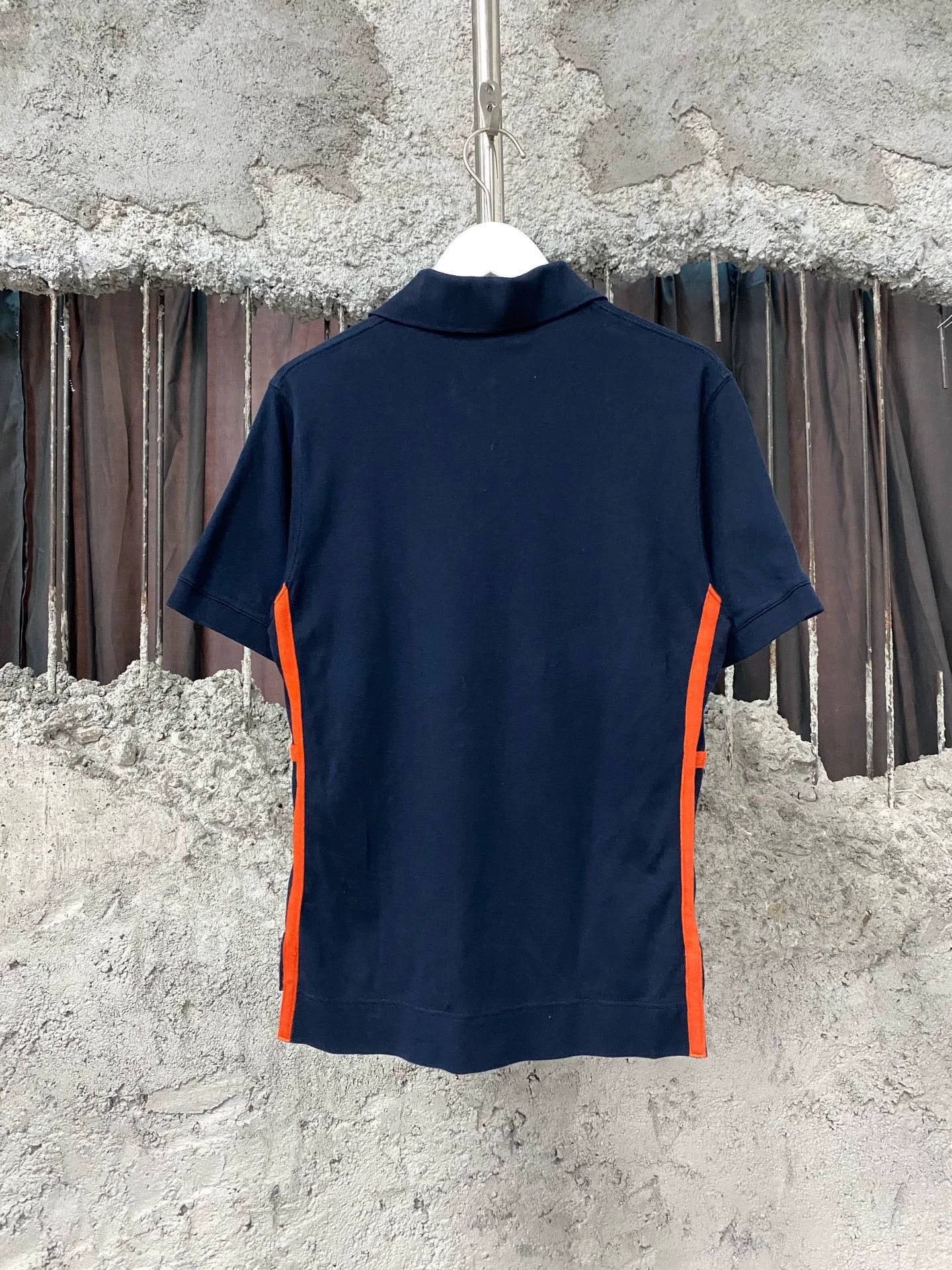Hermes Hermes Short Sleeve Polo Shirt - dmc Size US S / EU 44-46 / 1 - 2 Thumbnail
