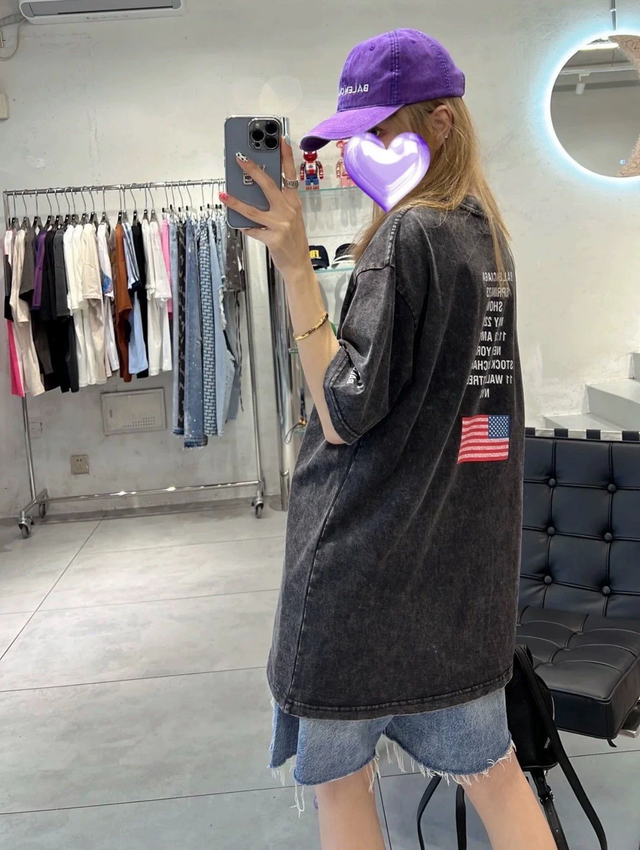 Balenciaga Balenciaga NYSE Logo Washed Black T-Shirt - dmc Size US M / EU 48-50 / 2 - 6 Thumbnail