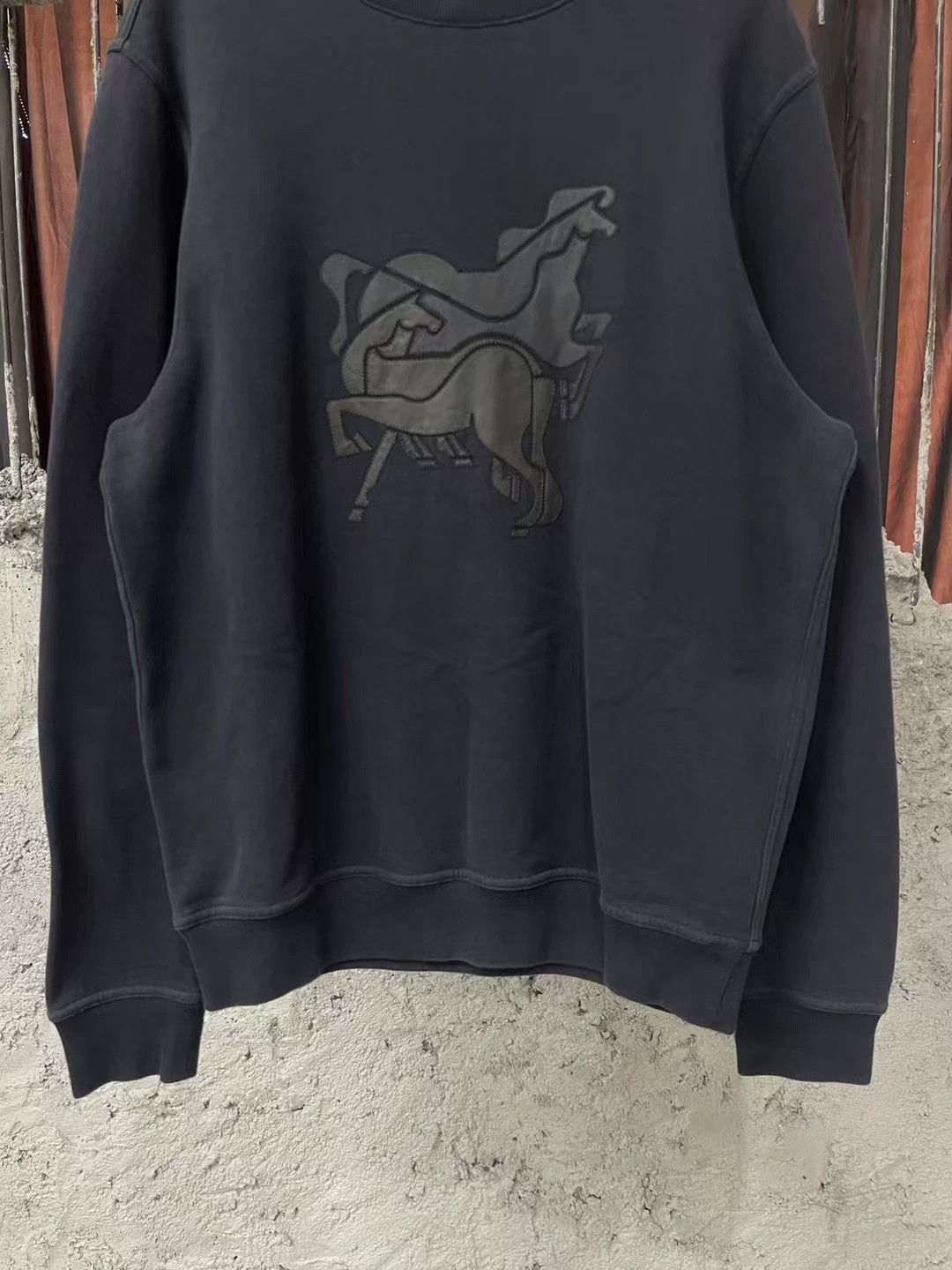 Hermes Hermes Colorblock Leather Sweatshirt - dmc Size US M / EU 48-50 / 2 - 4 Thumbnail