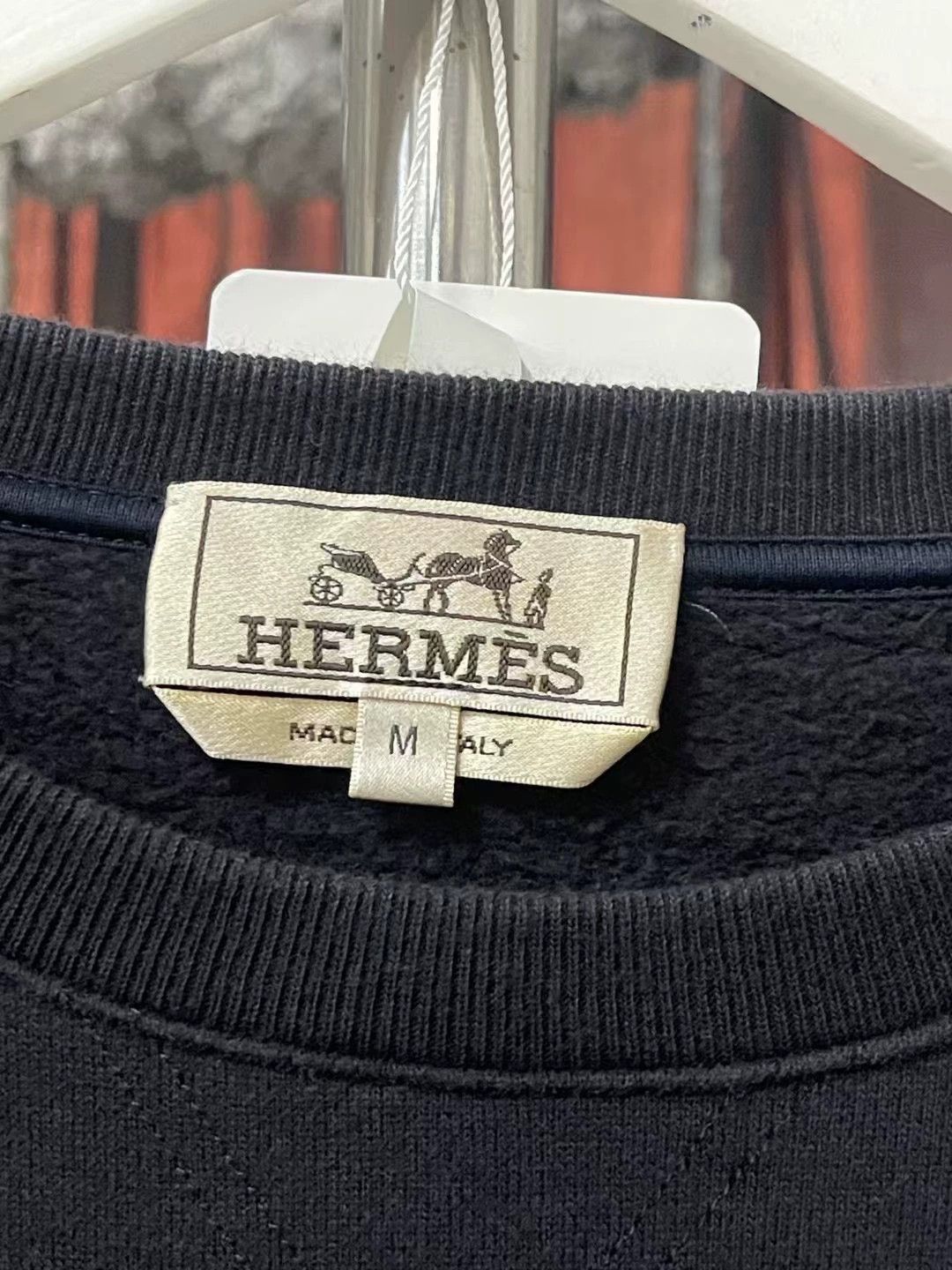 Hermes Hermes Colorblock Leather Sweatshirt - dmc Size US M / EU 48-50 / 2 - 6 Thumbnail