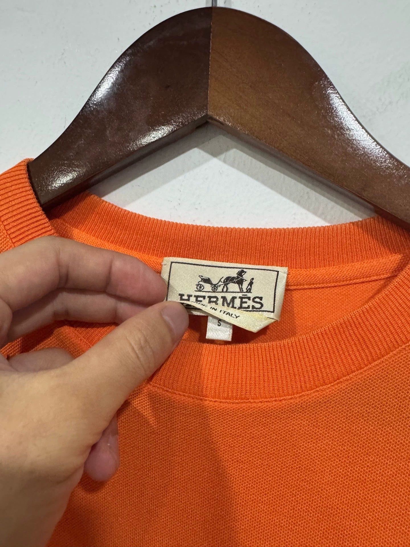 Hermes Hermès Orange Short Sleeve T-Shirt S - dmc Size US S / EU 44-46 / 1 - 2 Thumbnail